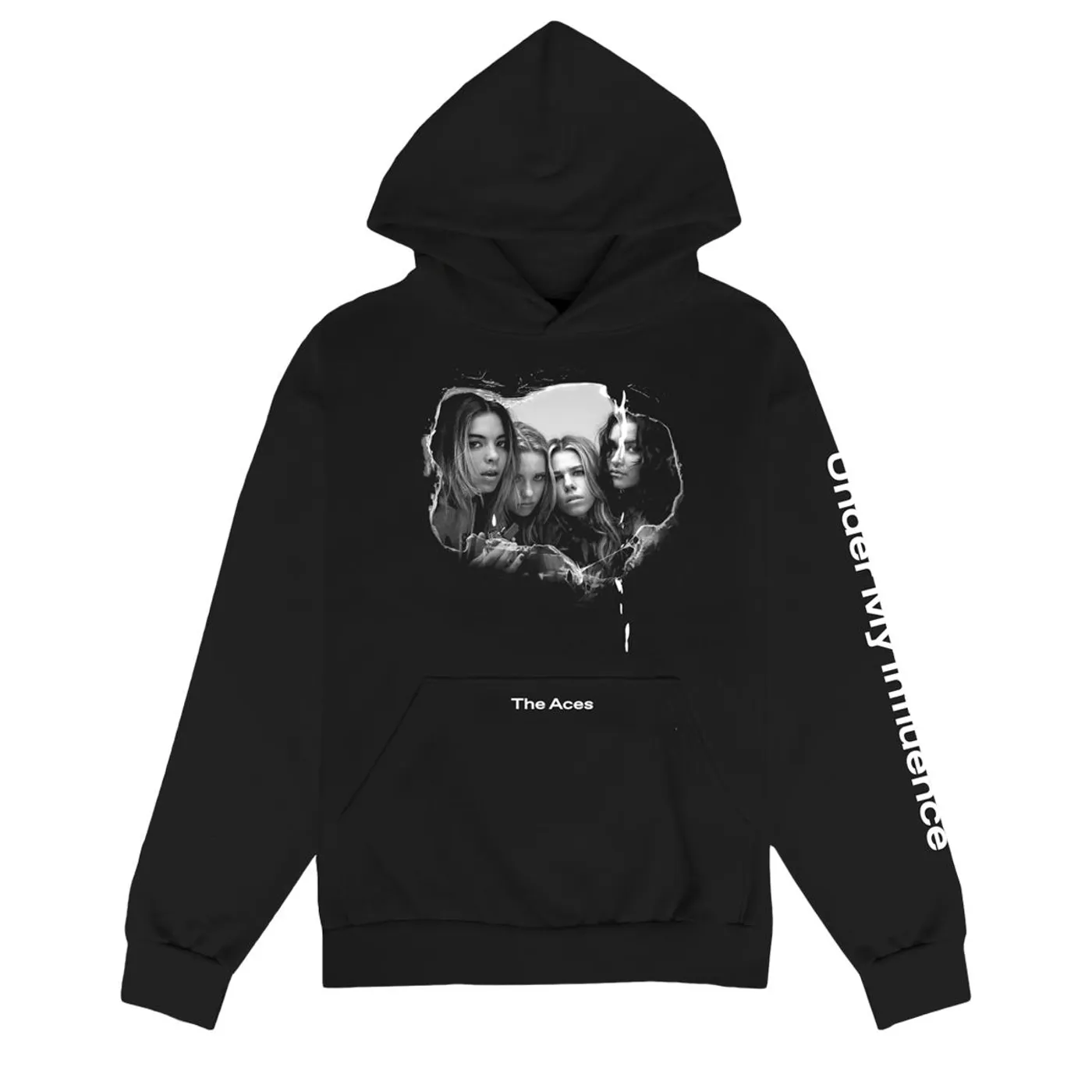 The Aces Under My Influence Hoodie - Black