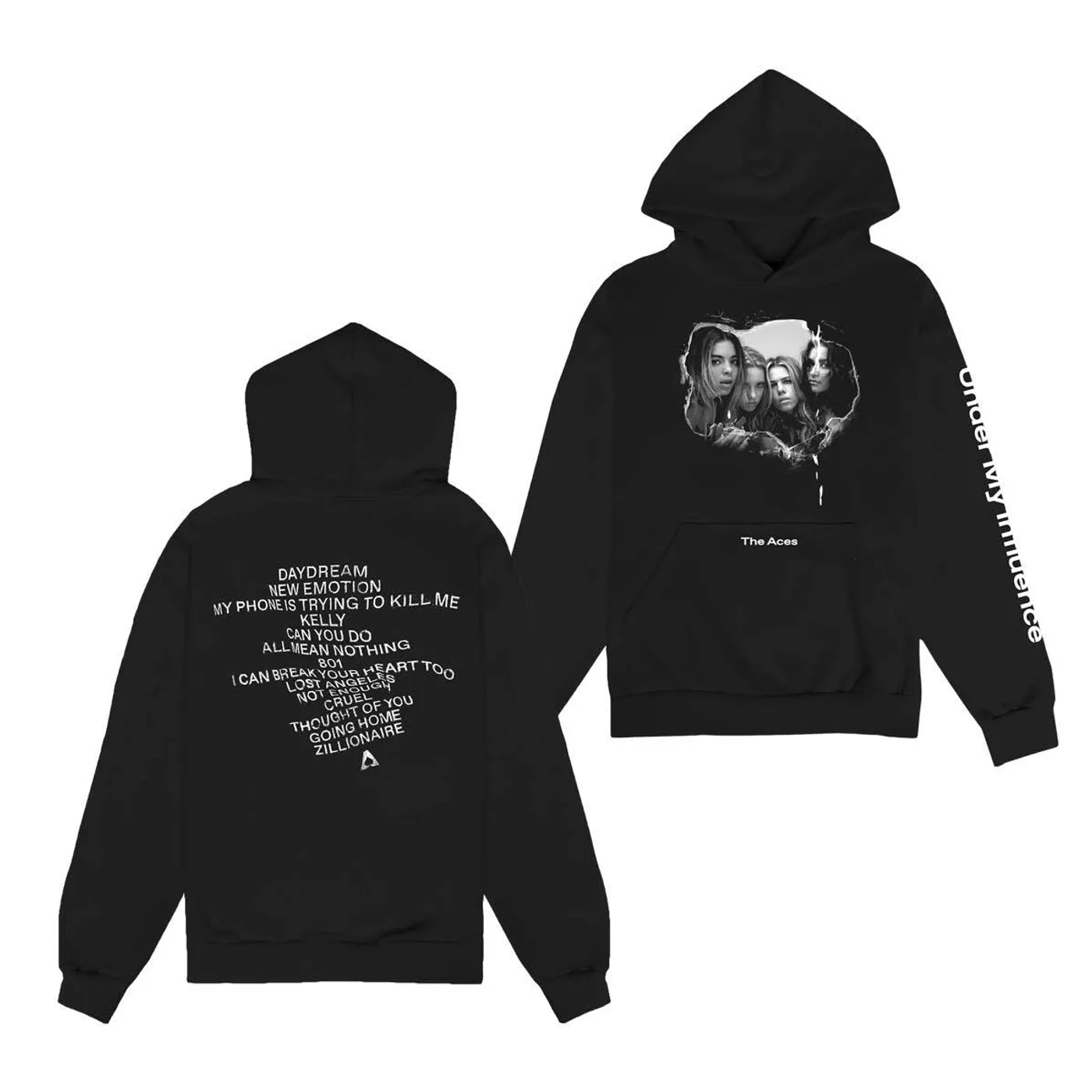 The Aces Under My Influence Hoodie - Black