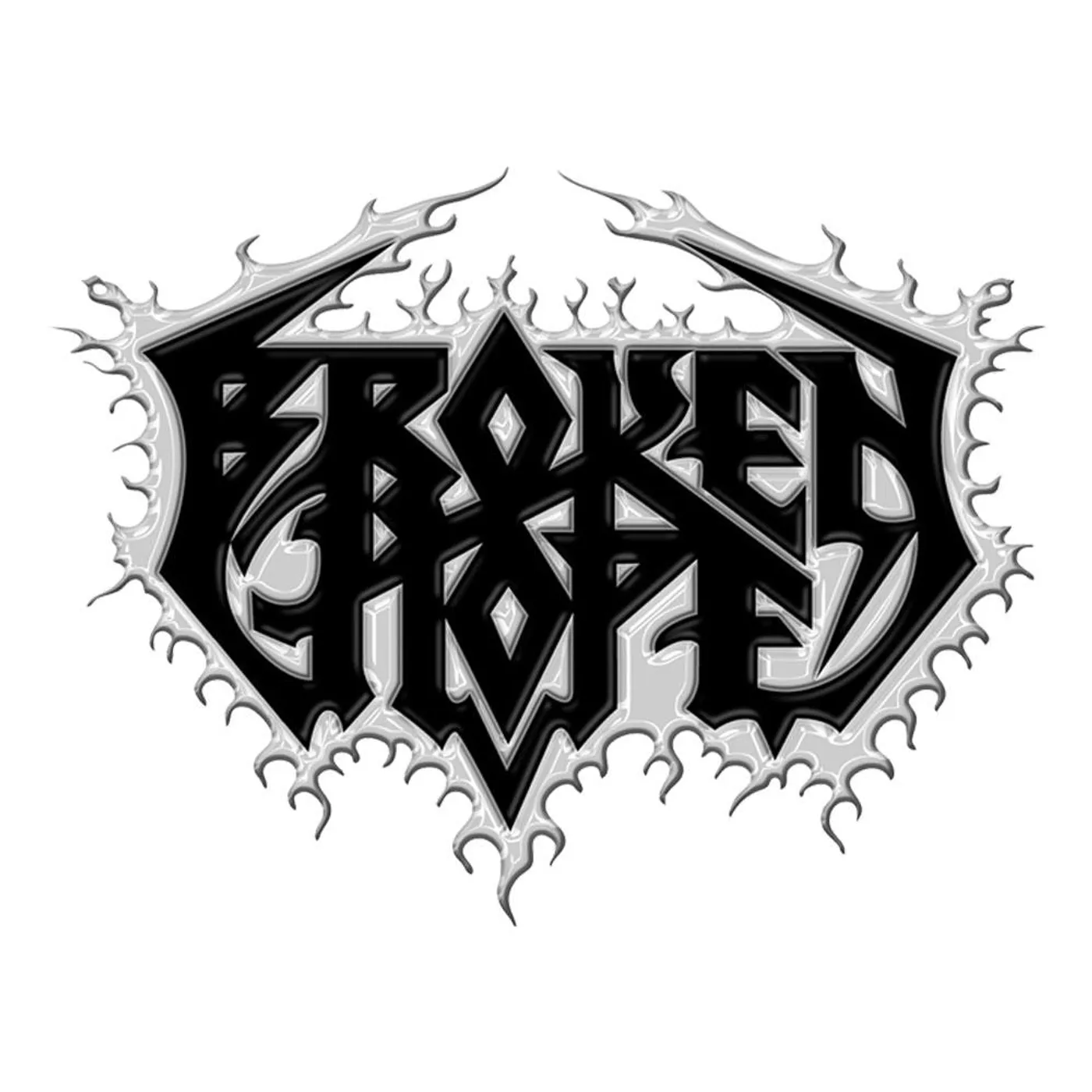 Broken Hope Die Cut Logo Pin