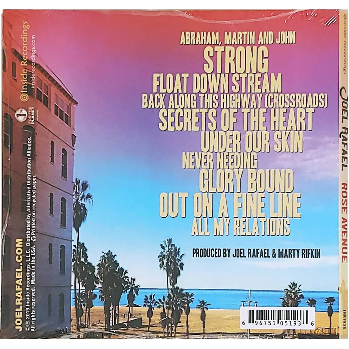 Joel Rafael Rose Avenue CD