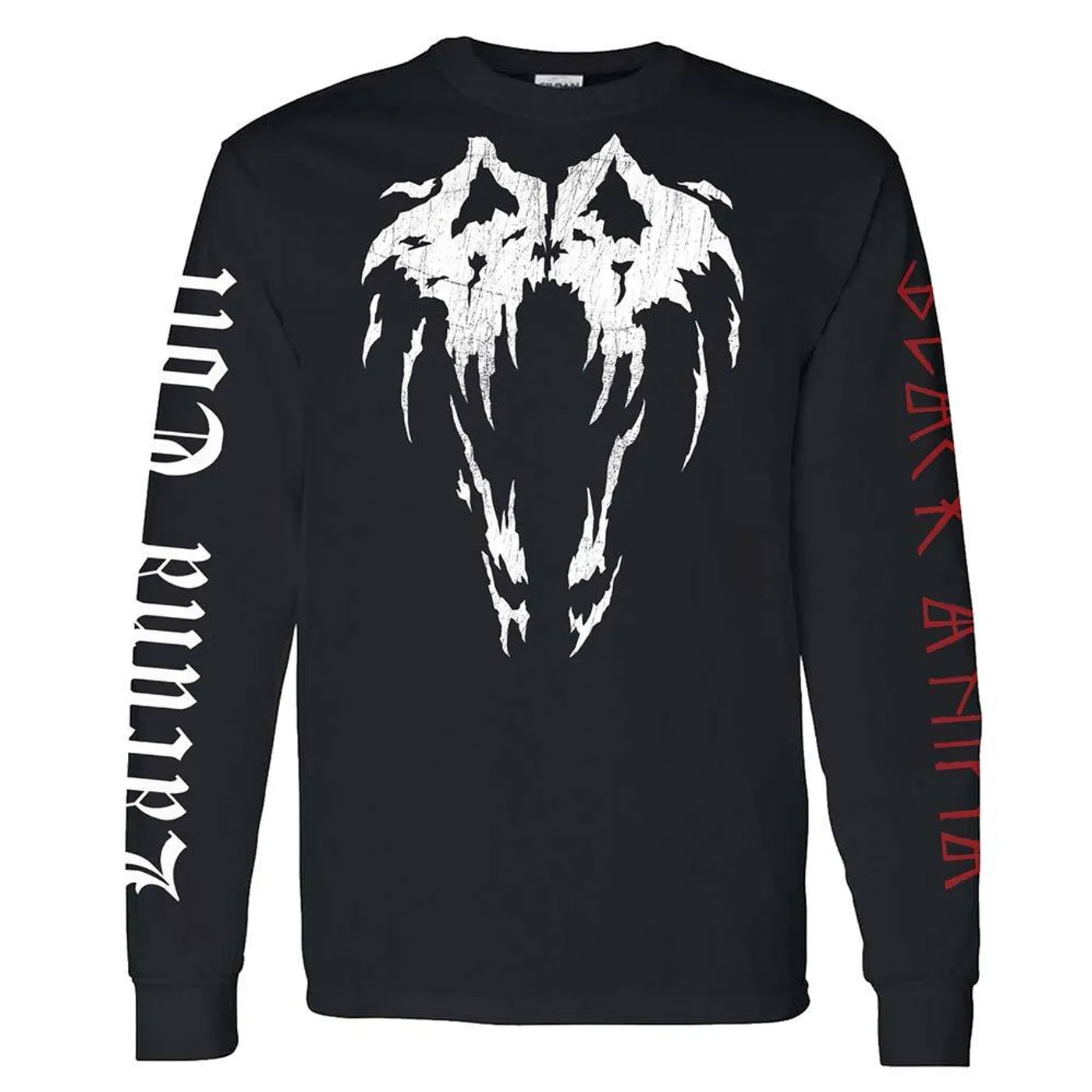Lacuna Coil Skull and Snake Head Longsleeve