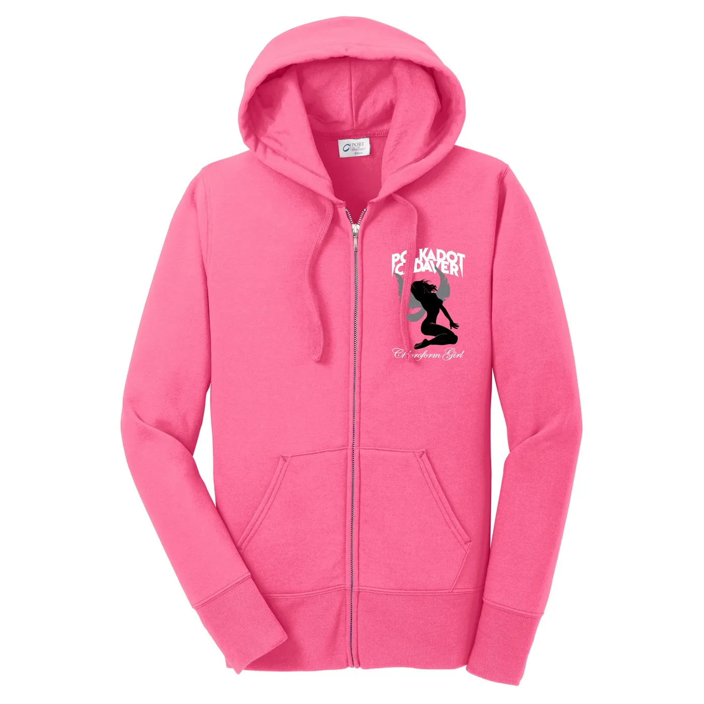 Polkadot Cadaver "Chloroform Girl" Girls Zipup Hoodie