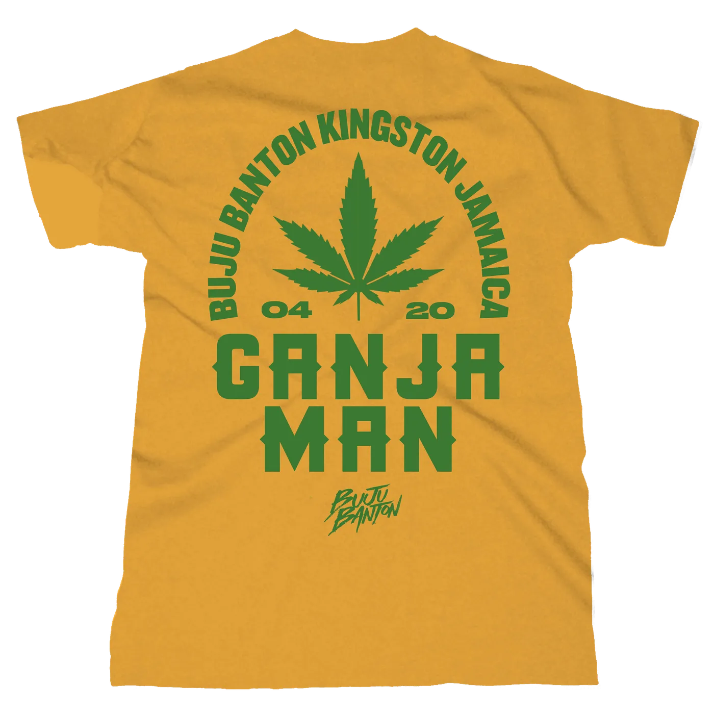 Buju Banton Ganja Man Yellow T-Shirt