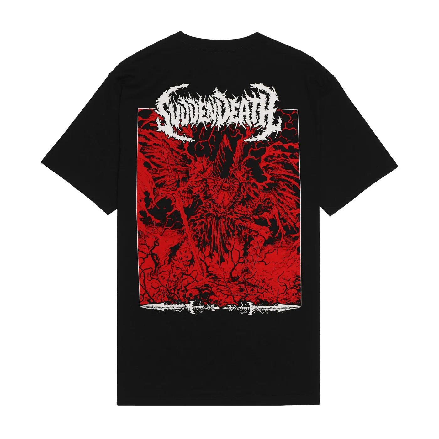 SVDDEN DEATH "Sorcerer" T-Shirt in Black.