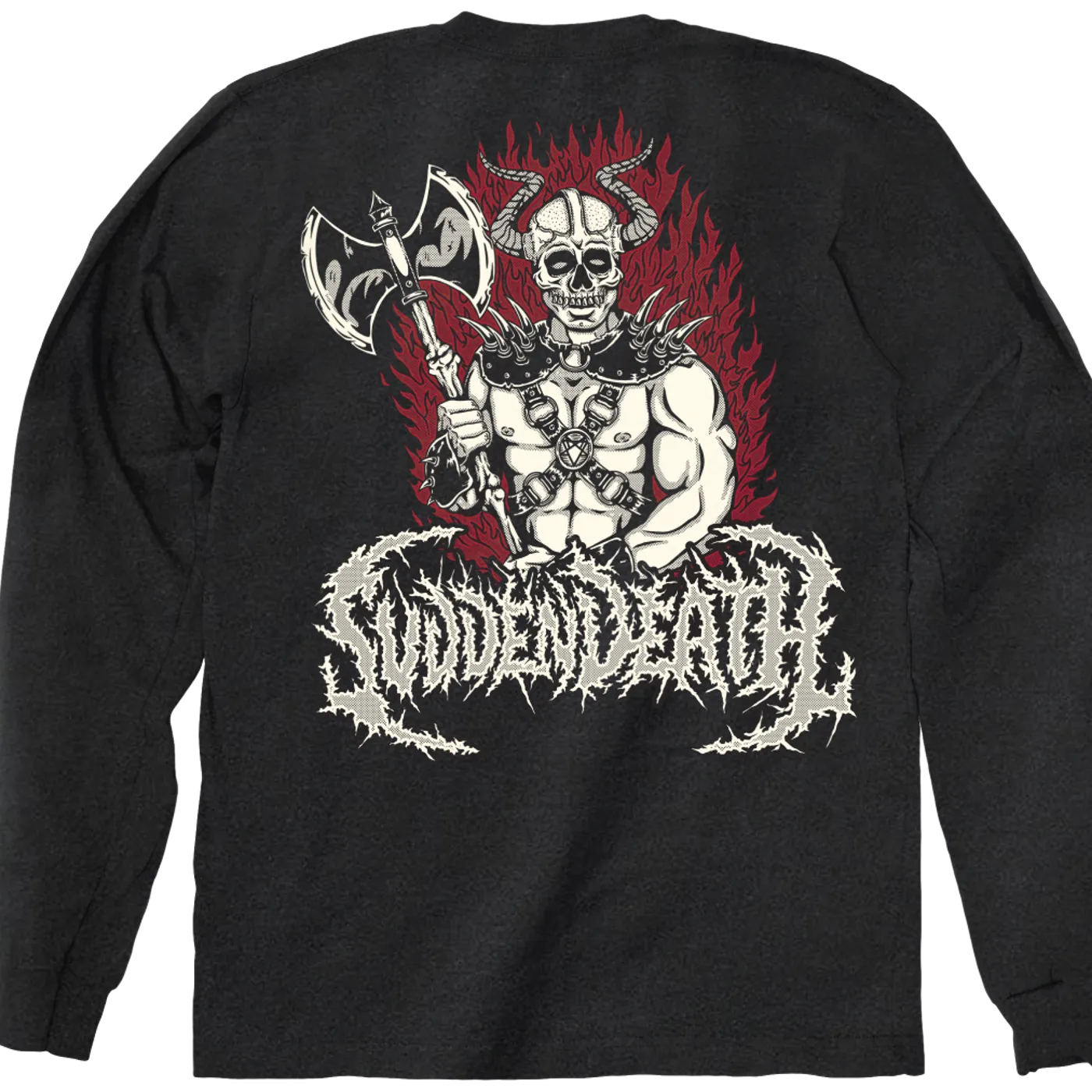 SVDDEN DEATH "Axey Boy" Long Sleeve T-Shirt