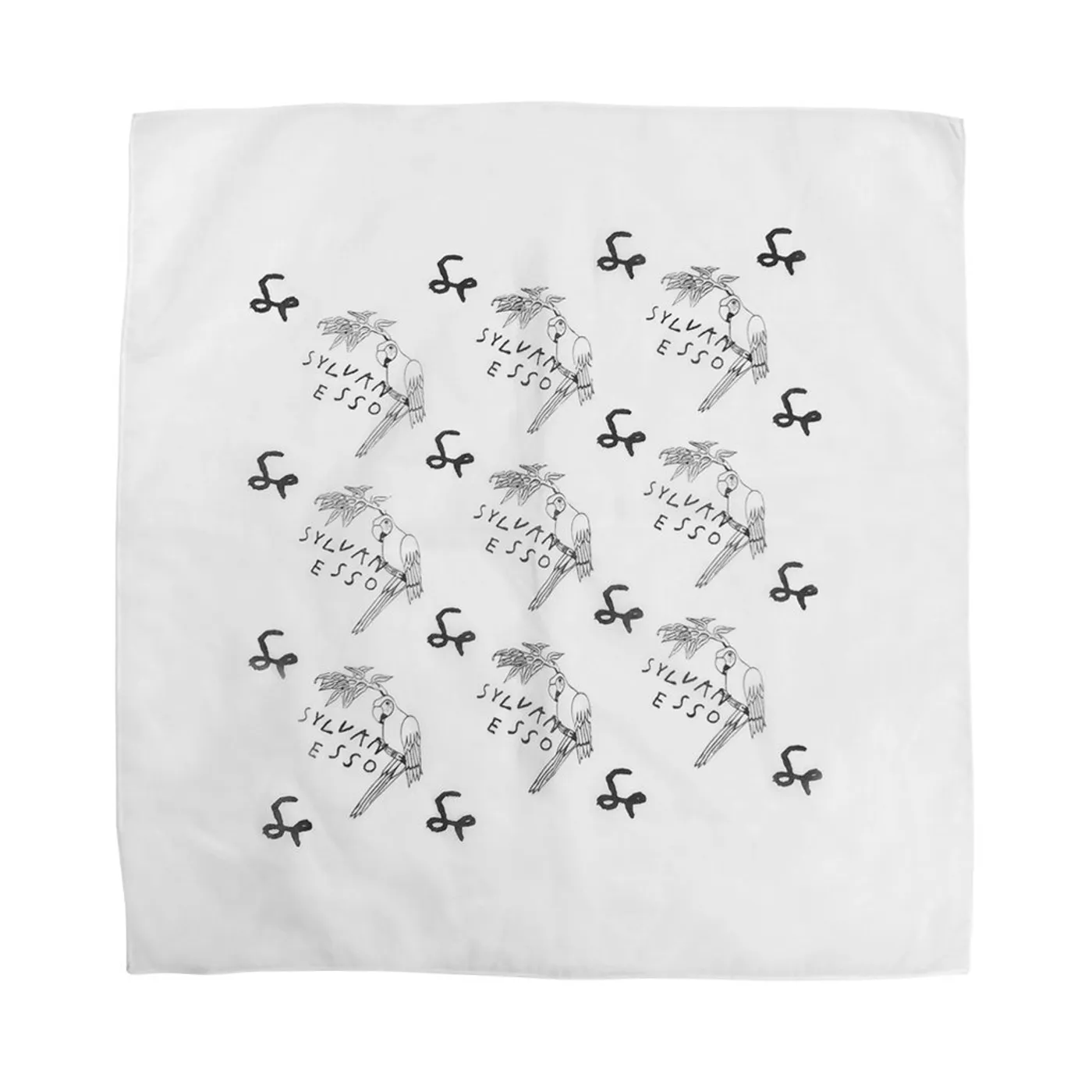 Sylvan Esso Black Parrot Bandana