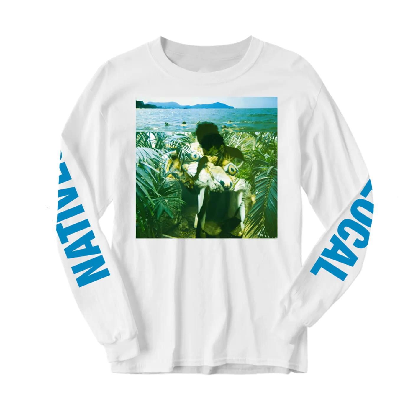 Local Natives Dark Days White Longsleeve + Digital Single "Dark Days (feat. Sylvan Esso)"