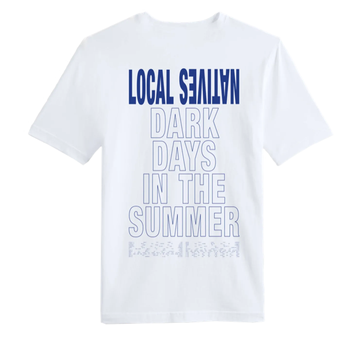 Local Natives Dark Days White Shortsleeve + Digital Single "Dark Days (feat. Sylvan Esso)"
