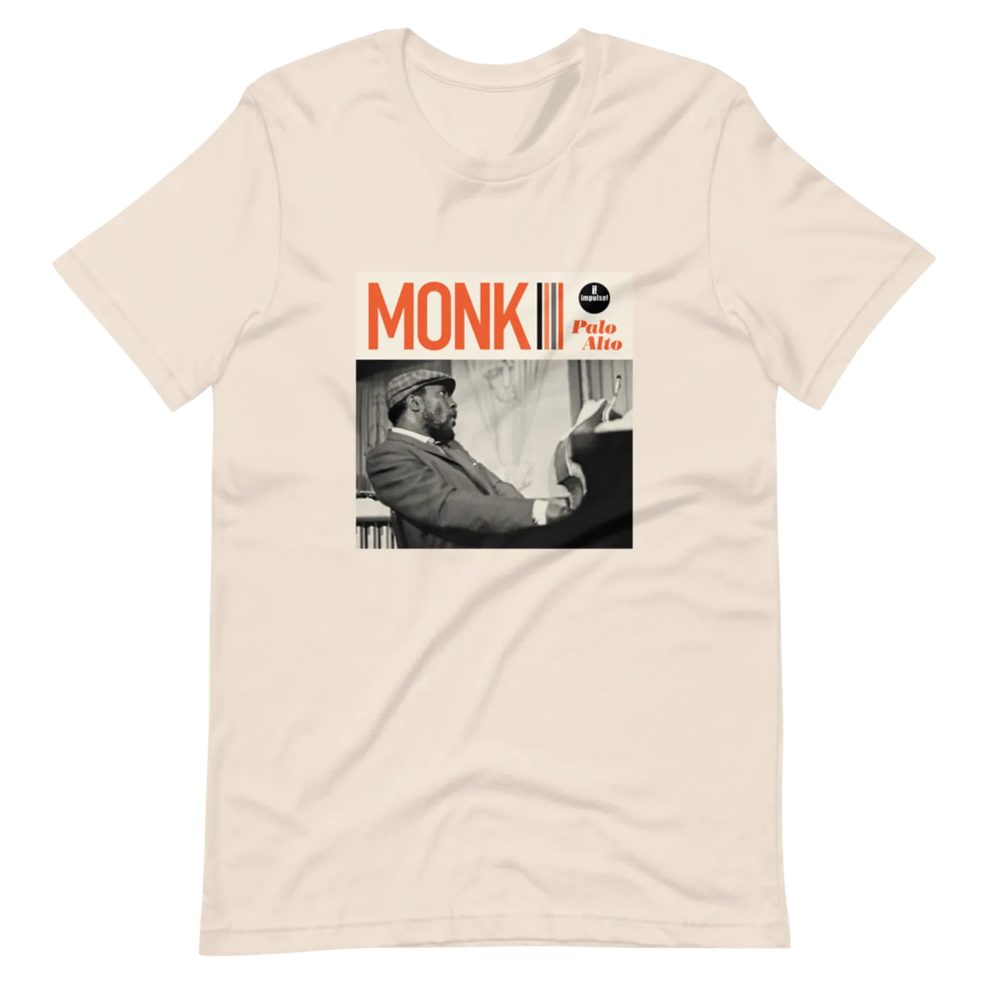 Thelonious Monk Palo Alto Soft Cream T-Shirt