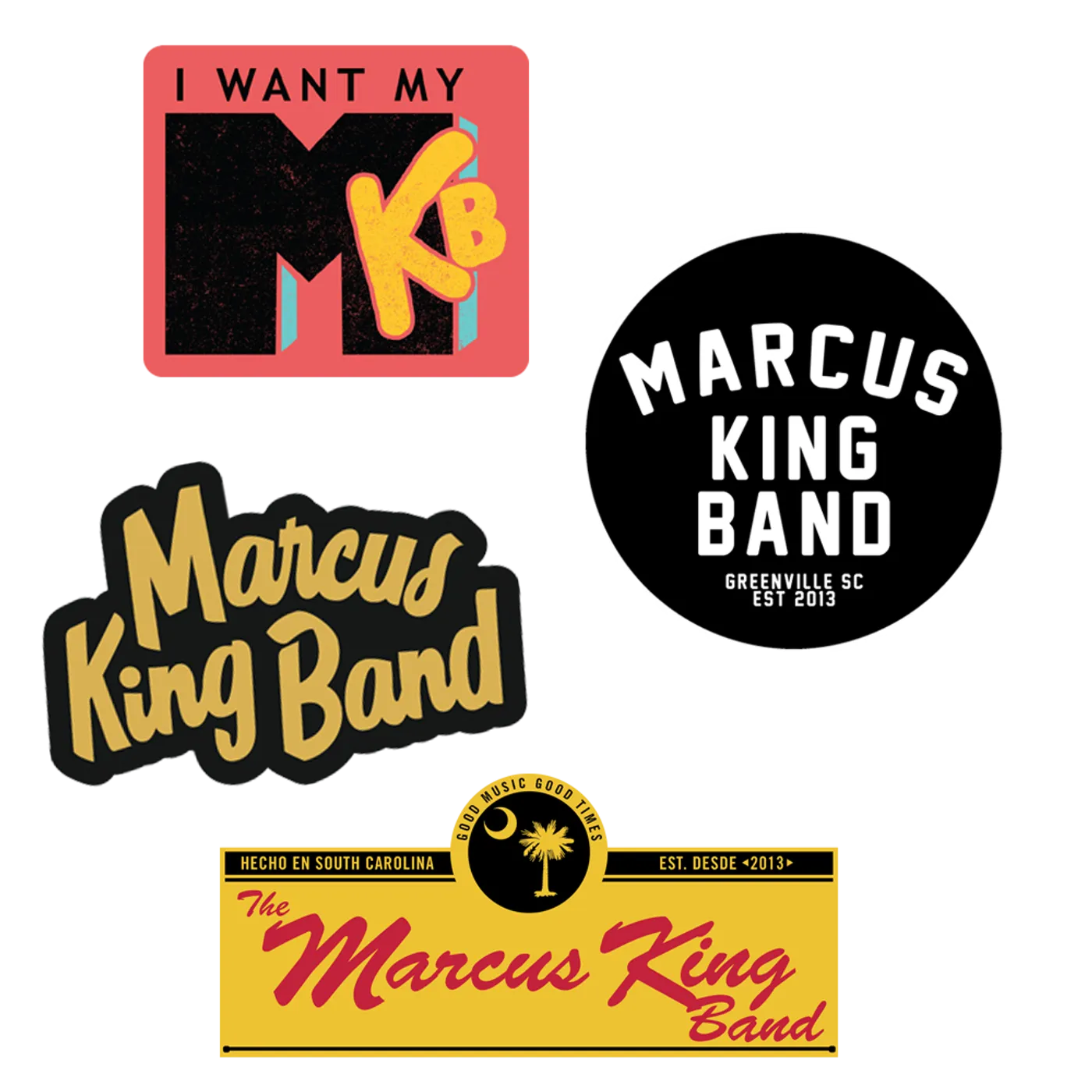 The Marcus King Band MKB Individual Stickers
