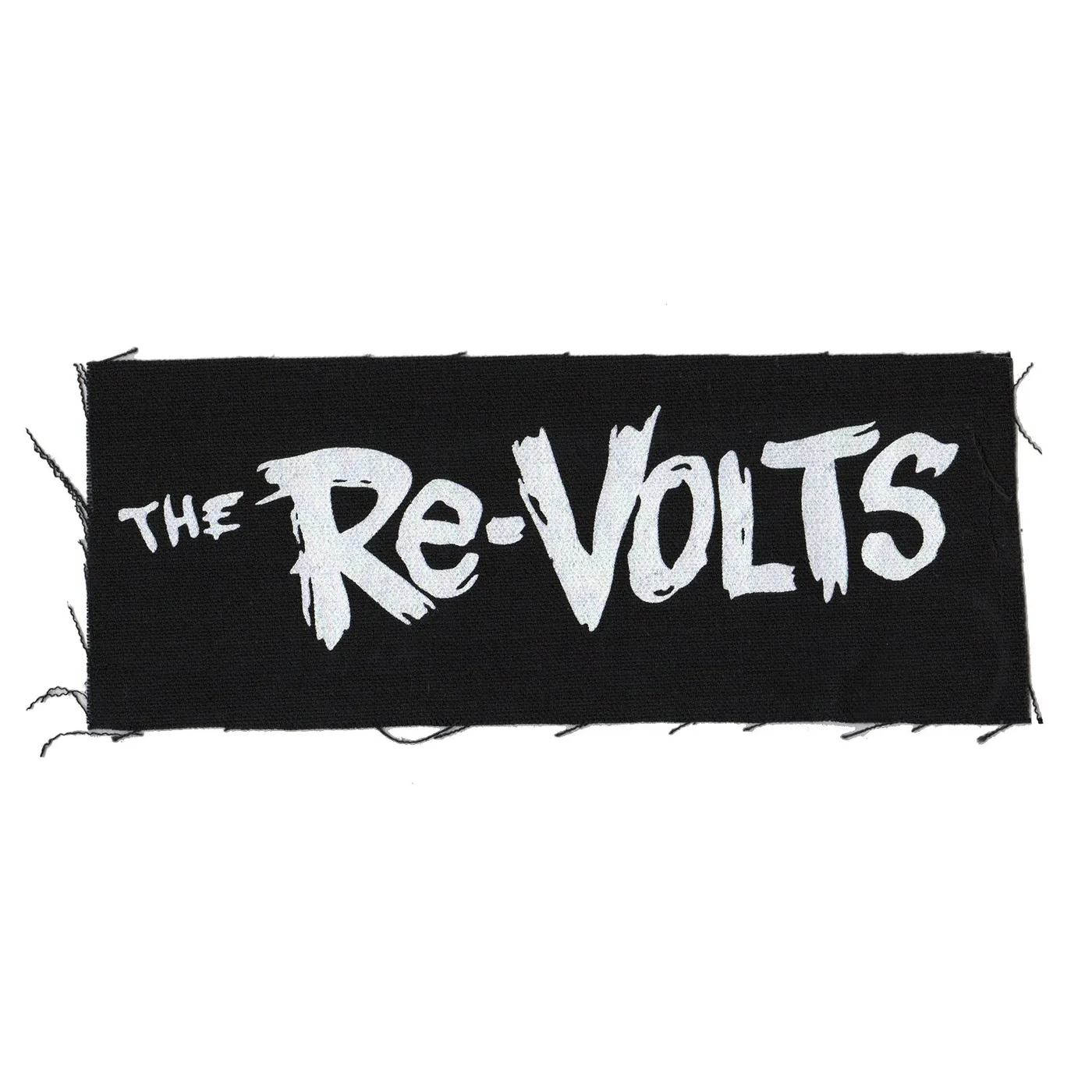 The Re-Volts - Text Logo - Black - Patch - Cloth - Screenprinted - 8" x 3"