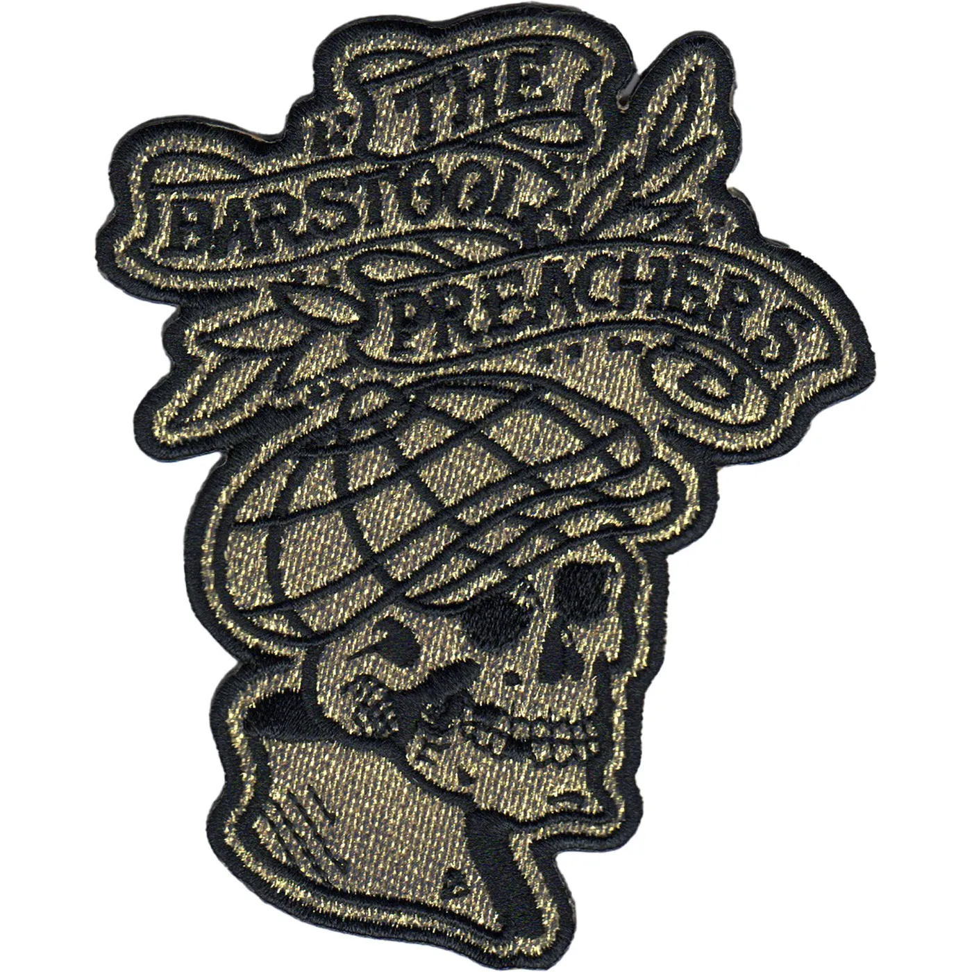 The Bar Stool Preachers - NEW Skull Logo - Patch - Embroidered - 4" x 3.25"