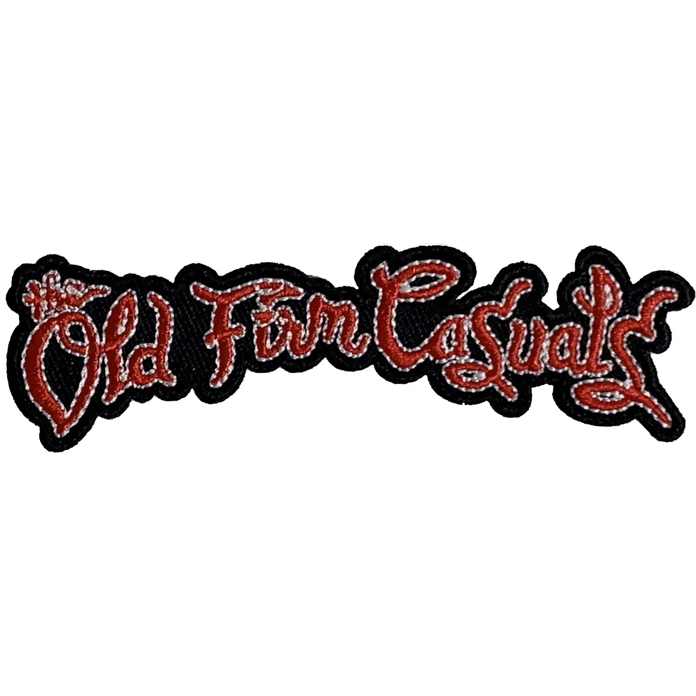 The Old Firm Casuals - Text Logo - Patch - Embroidered - 4" x 1.2"