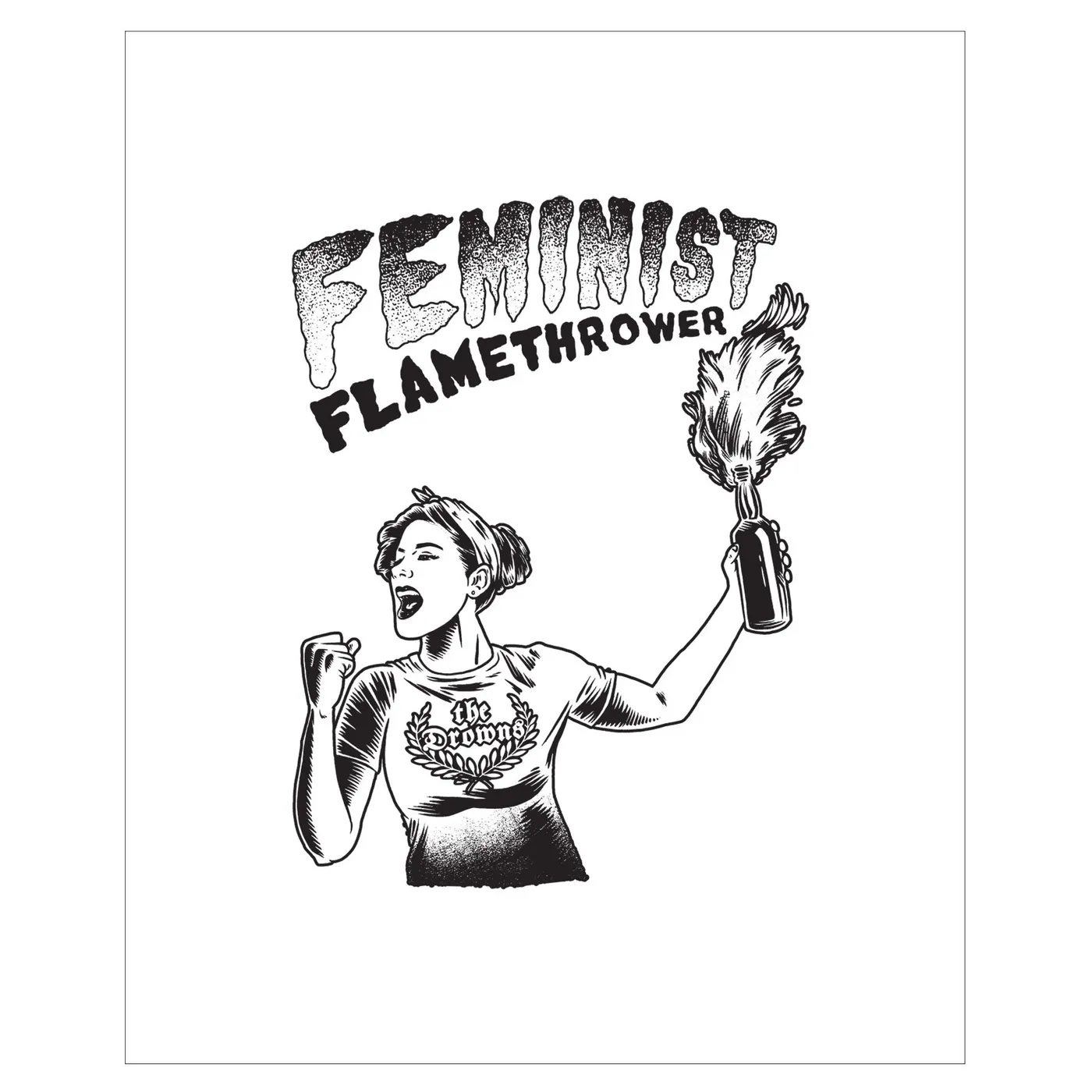 The Drowns - Feminist Flamethrower Sticker Pack