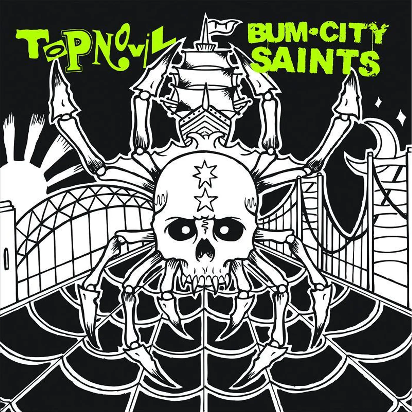 Topnovil / Bum City Saints - Split 7" (Vinyl)