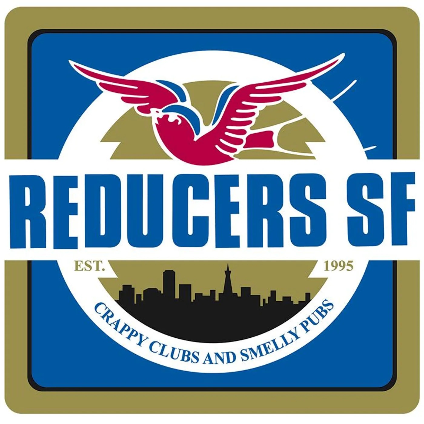 Reducers Sf Reducers S.F. - Crappy Clubs and Smelly Pubs LP (Vinyl)