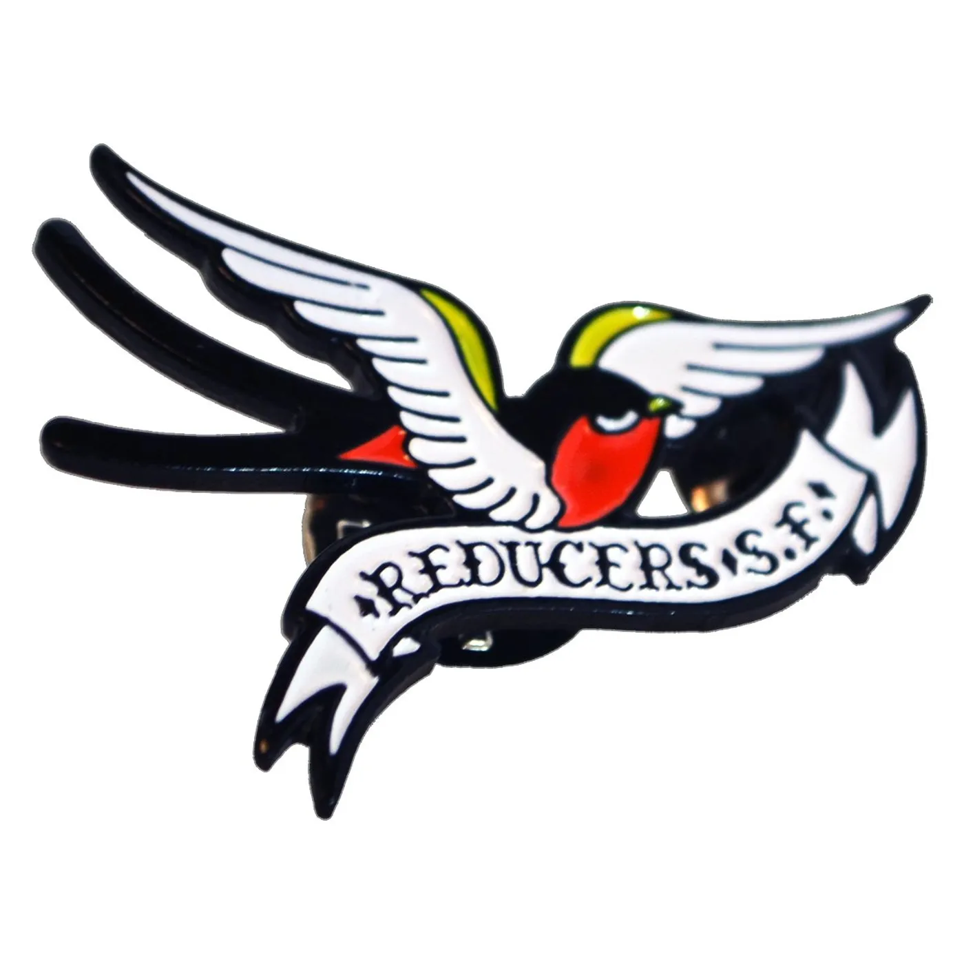 Reducers Sf Bird Logo - 1.5" Enamel Pin