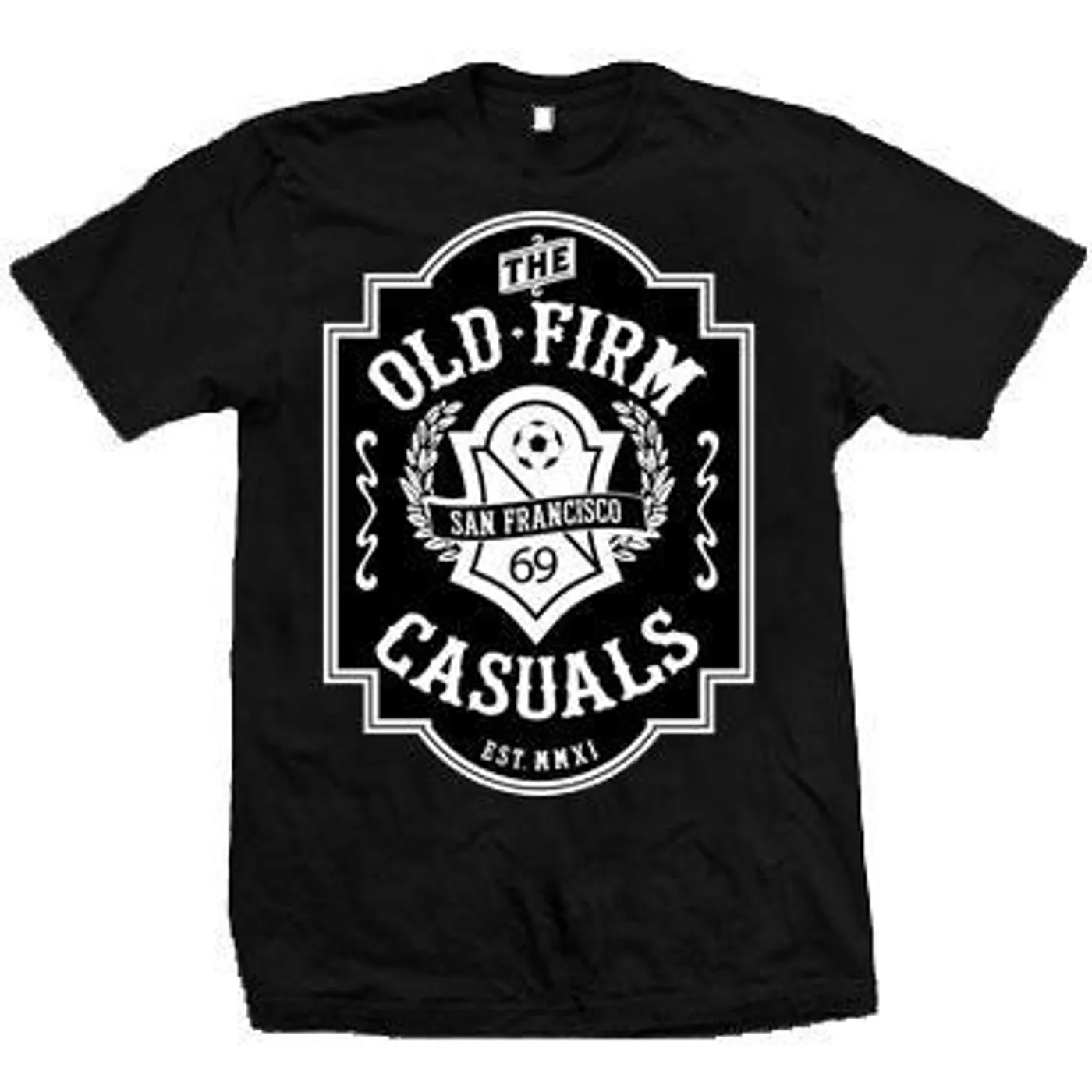 The Old Firm Casuals - Crest - Black or White - T-Shirt