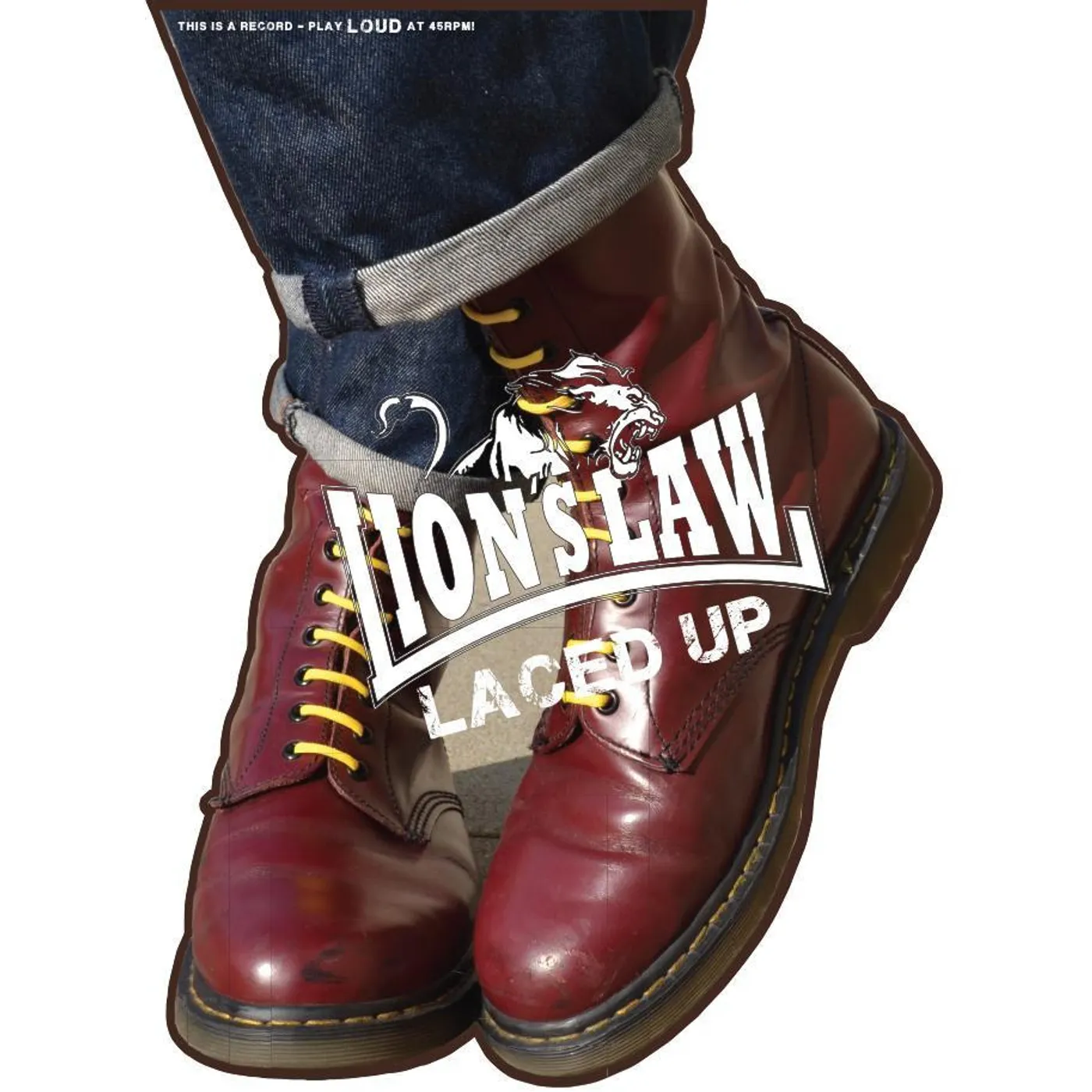 Lion's Law Lions Law - Laced Up Shaped Flexi Postcard