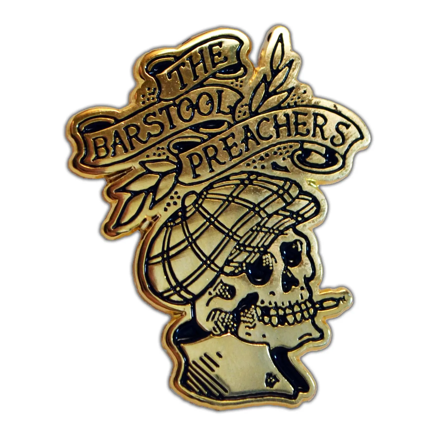 The Bar Stool Preachers - Skull Logo - 1.5" Enamel Pin