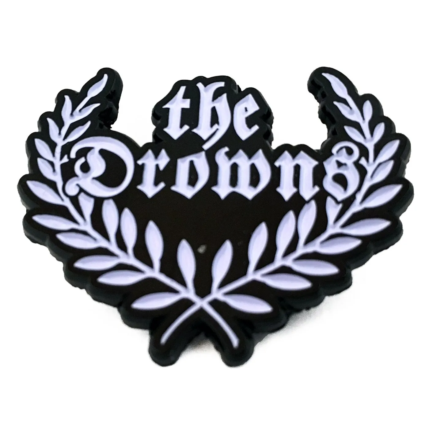 The Drowns - Wreath Logo - 1.5" Enamel Pin