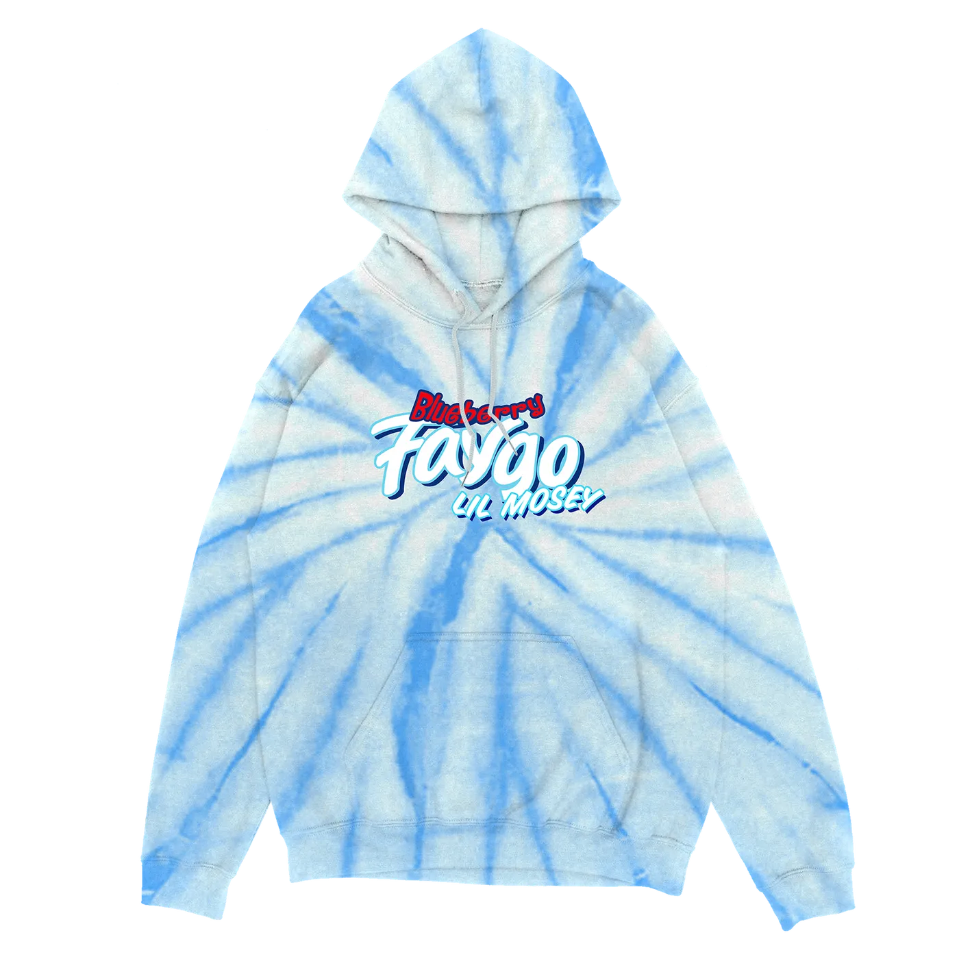 Lil Mosey Limited Edition Blue Tye Dye Hoodie