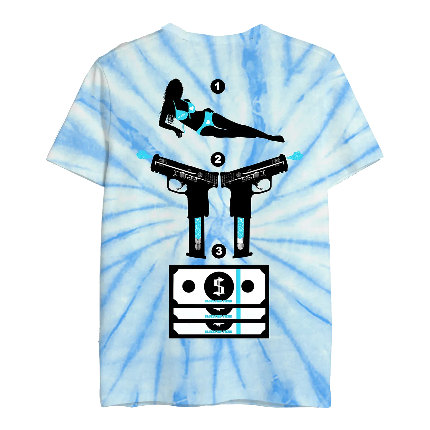 Lil Mosey Limited Edition Tye Dye Blue Tee
