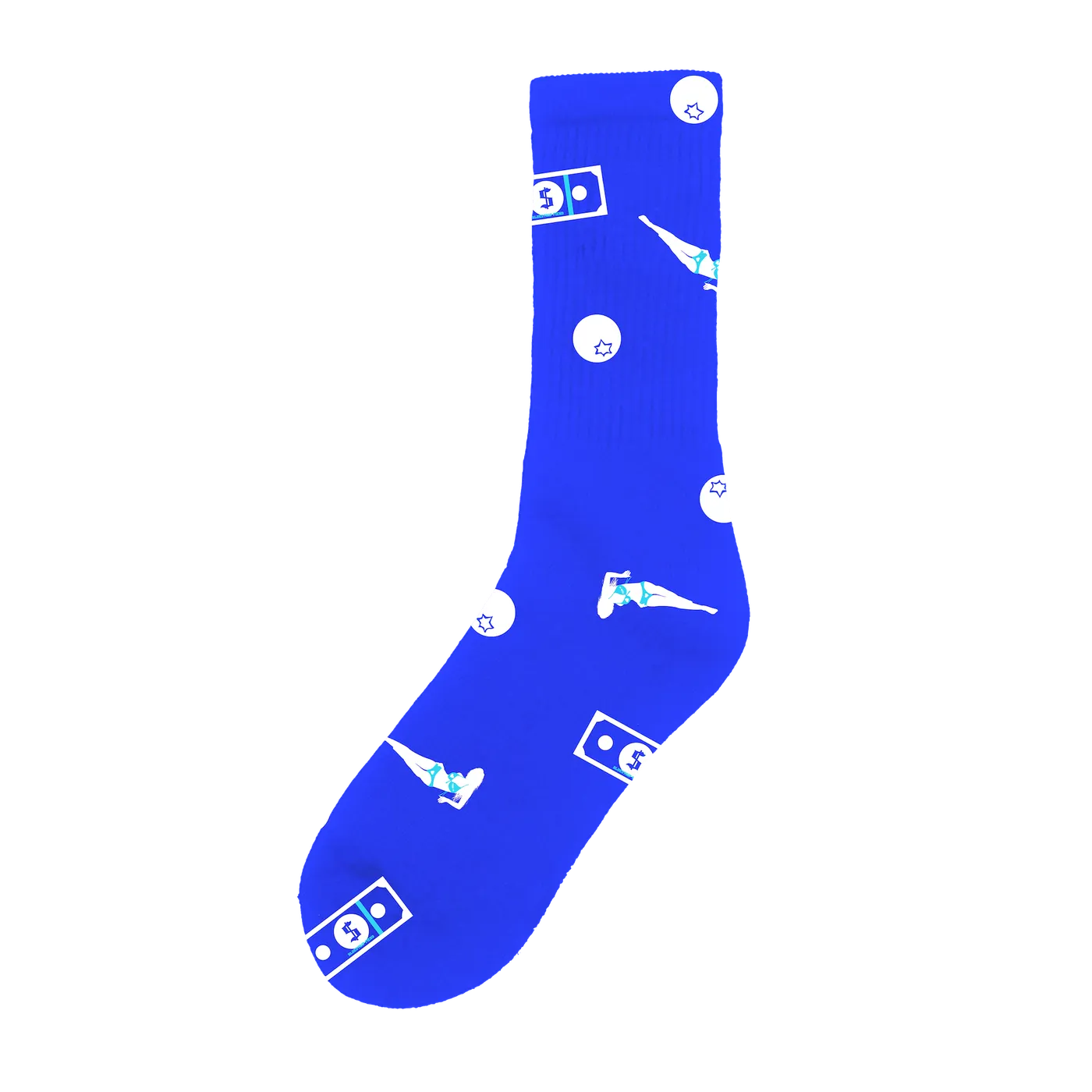 Lil Mosey Cozy Faygo Socks in Blue