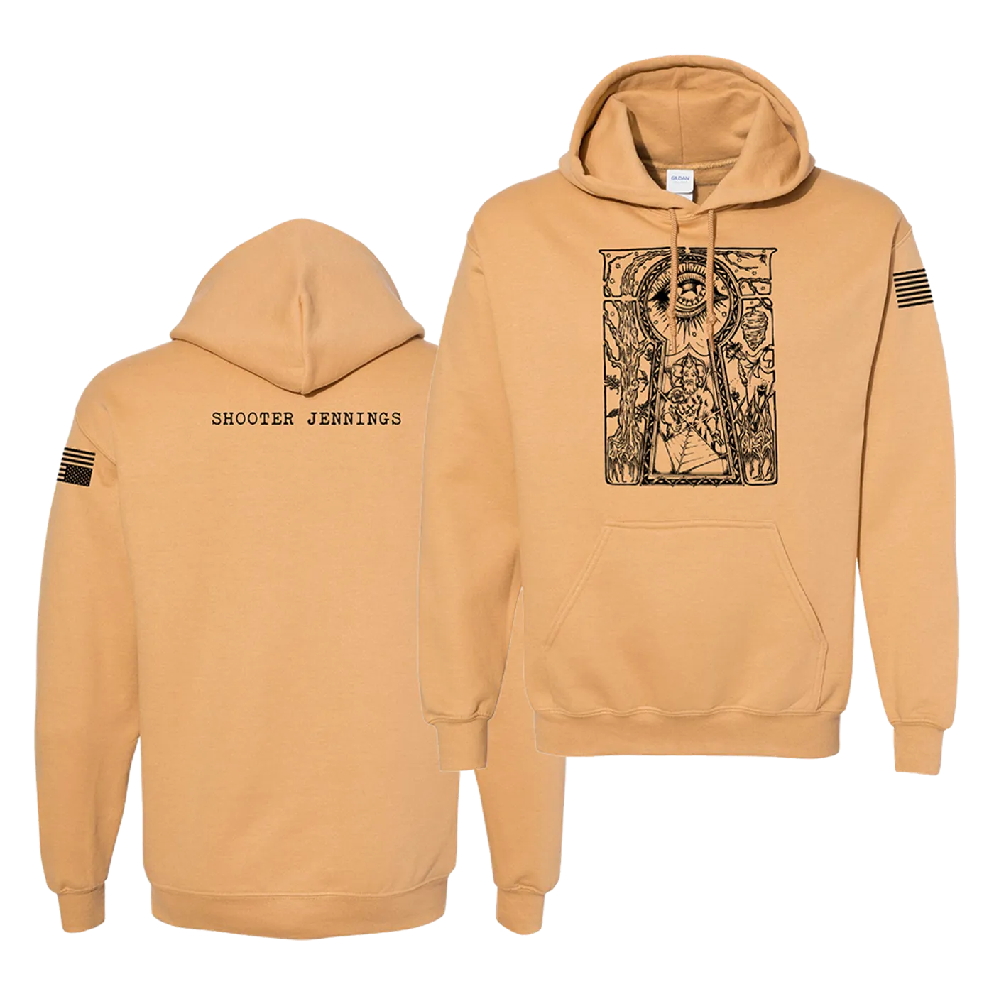 Shooter Jennings Black Ribbons Hoodie