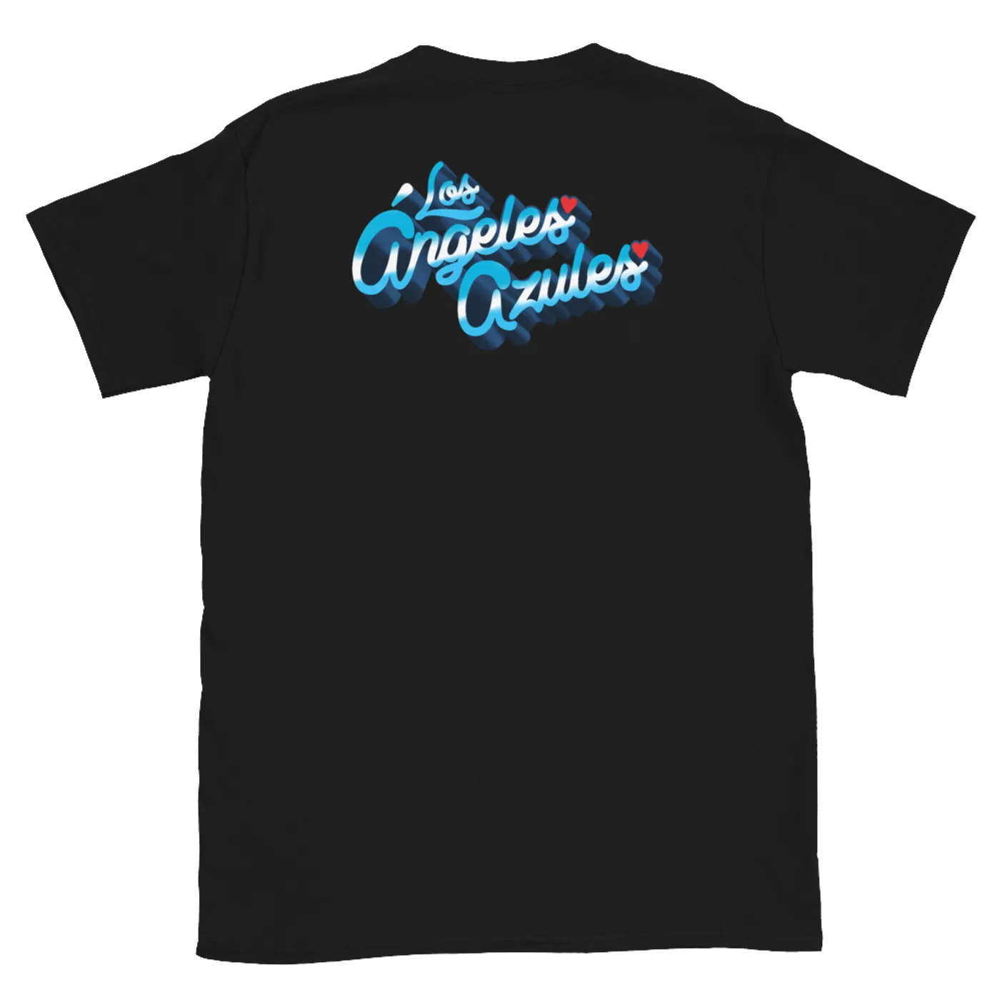 Los Ángeles Azules Hearts T-Shirt