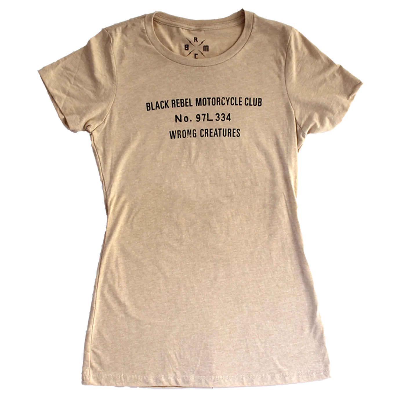Black Rebel Motorcycle Club B.R.M.C.® WRONG CREATURES WOMENS SAND TEE