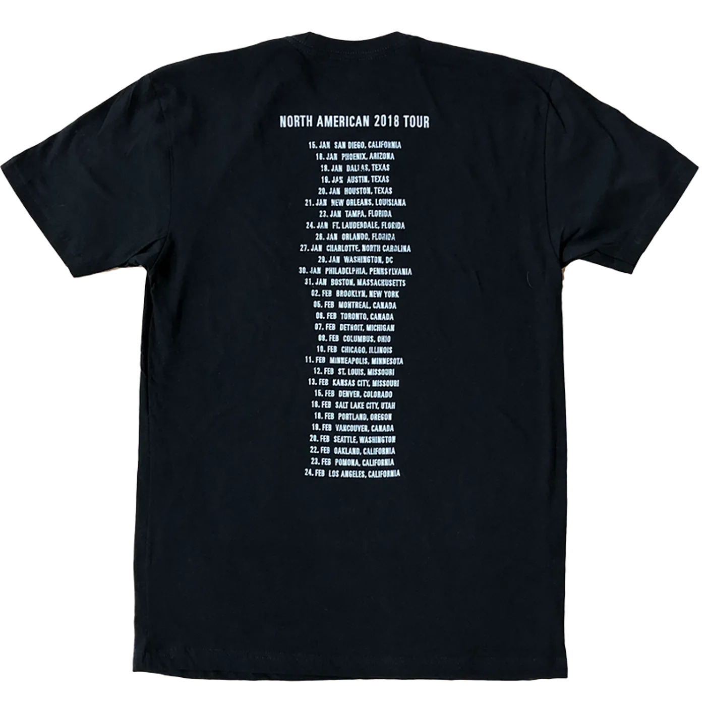 Black Rebel Motorcycle Club B.R.M.C.® WRONG CREATURES 2018 TOUR BLACK TEE