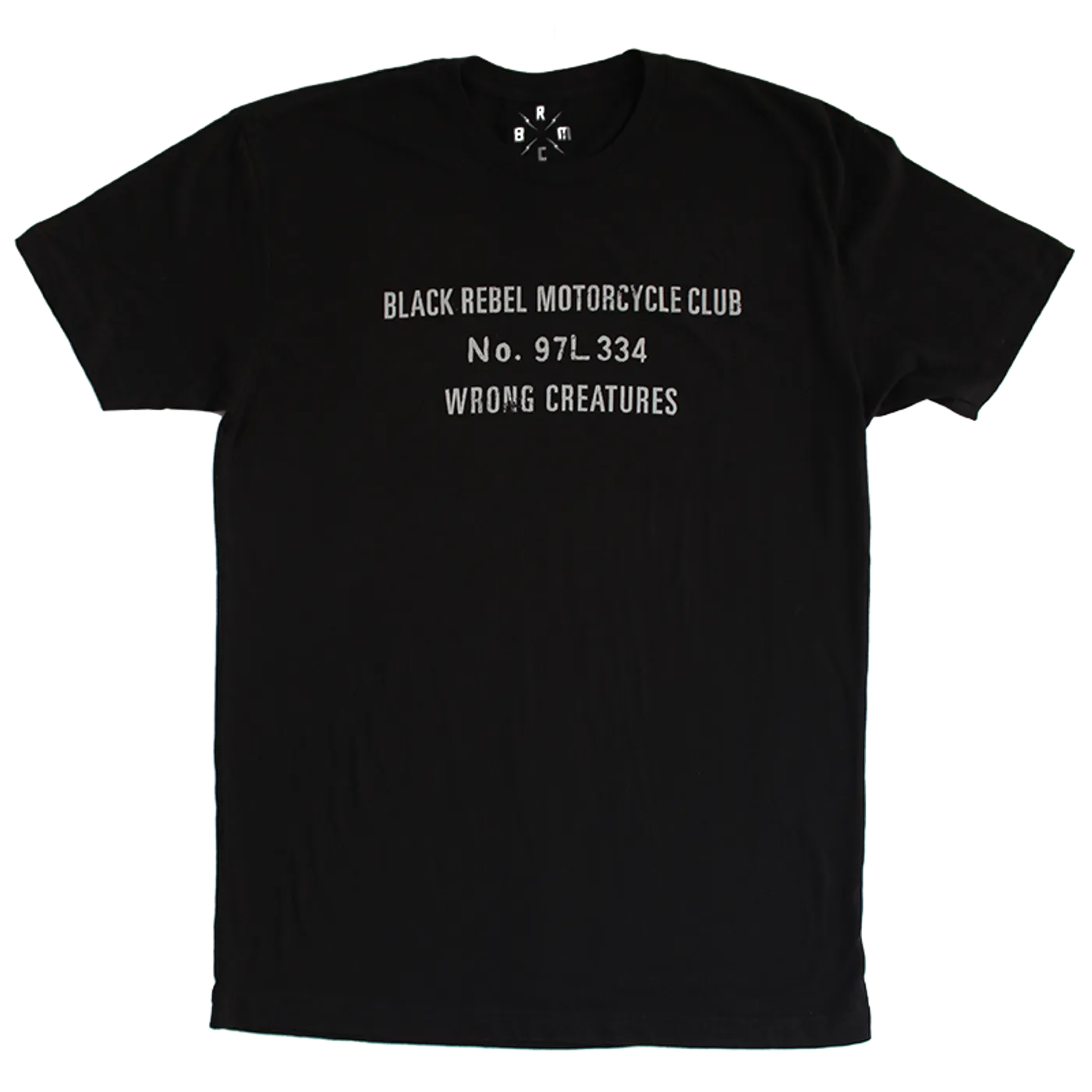 Black Rebel Motorcycle Club B.R.M.C.® WRONG CREATURES MAY 2018 BLACK TOUR TEE