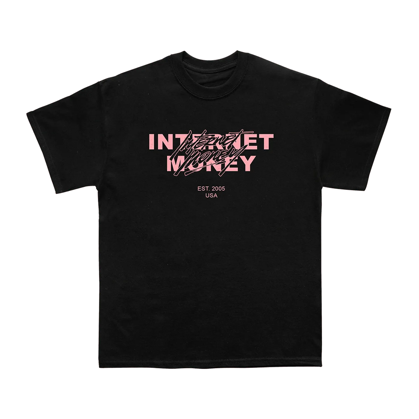 Internet Money Pink and Black T-Shirt