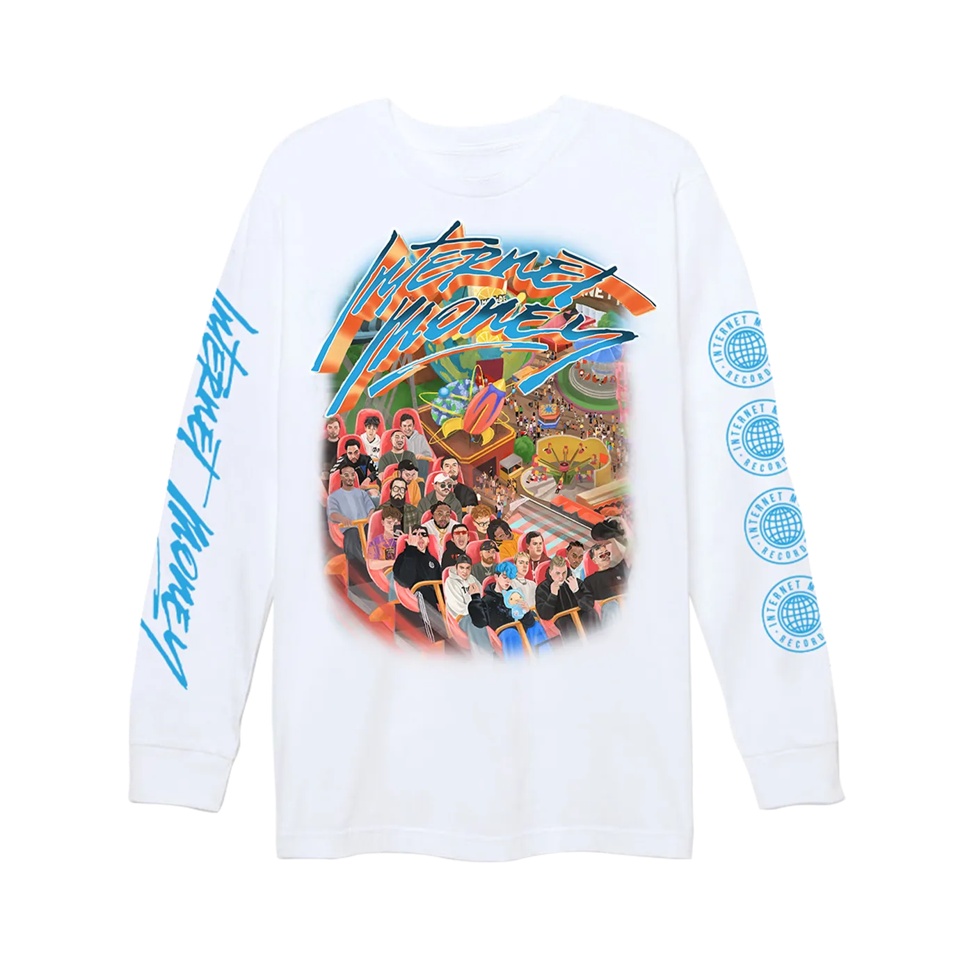 Internet Money Album Art Long Sleeve - White