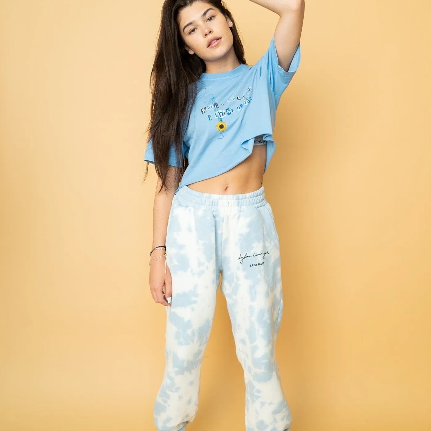 Dylan Conrique Baby Blue Sweatpants