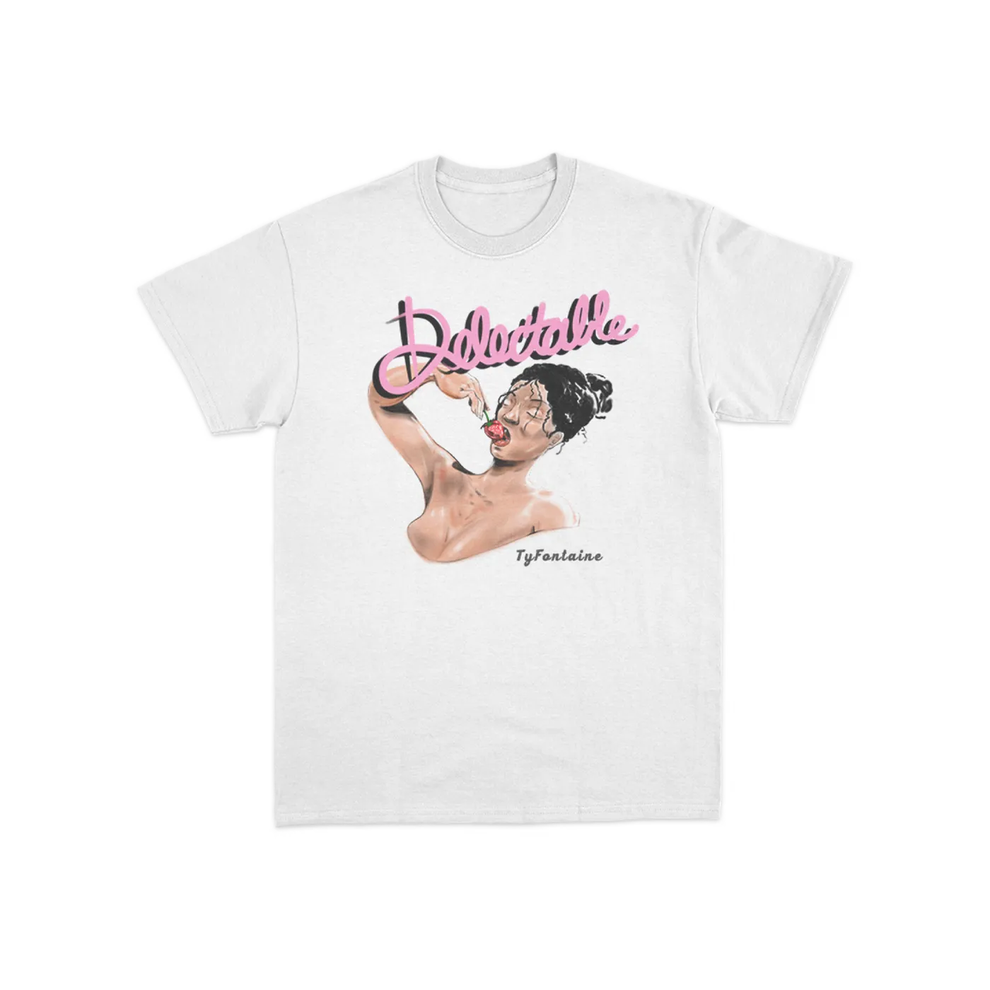 TyFontaine Delectable Tee - White