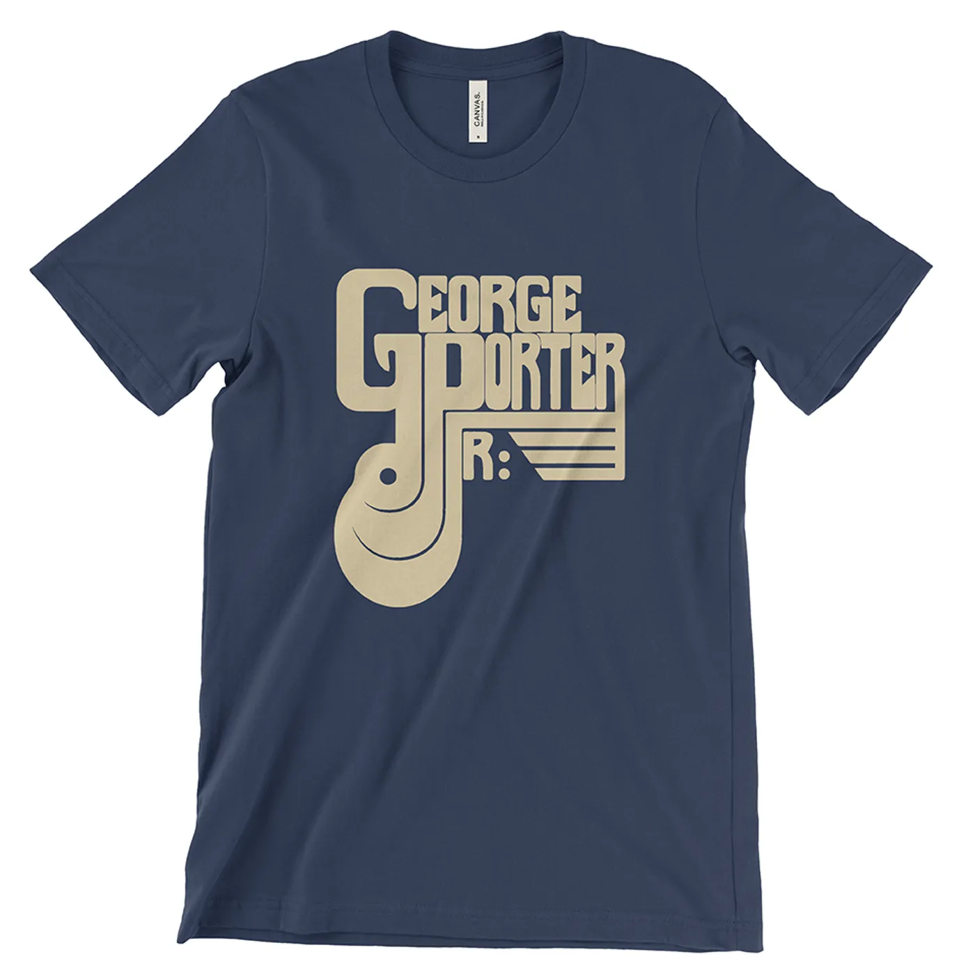 DRAFT - George Porter Jr. T-Shirt - Navy & Tan