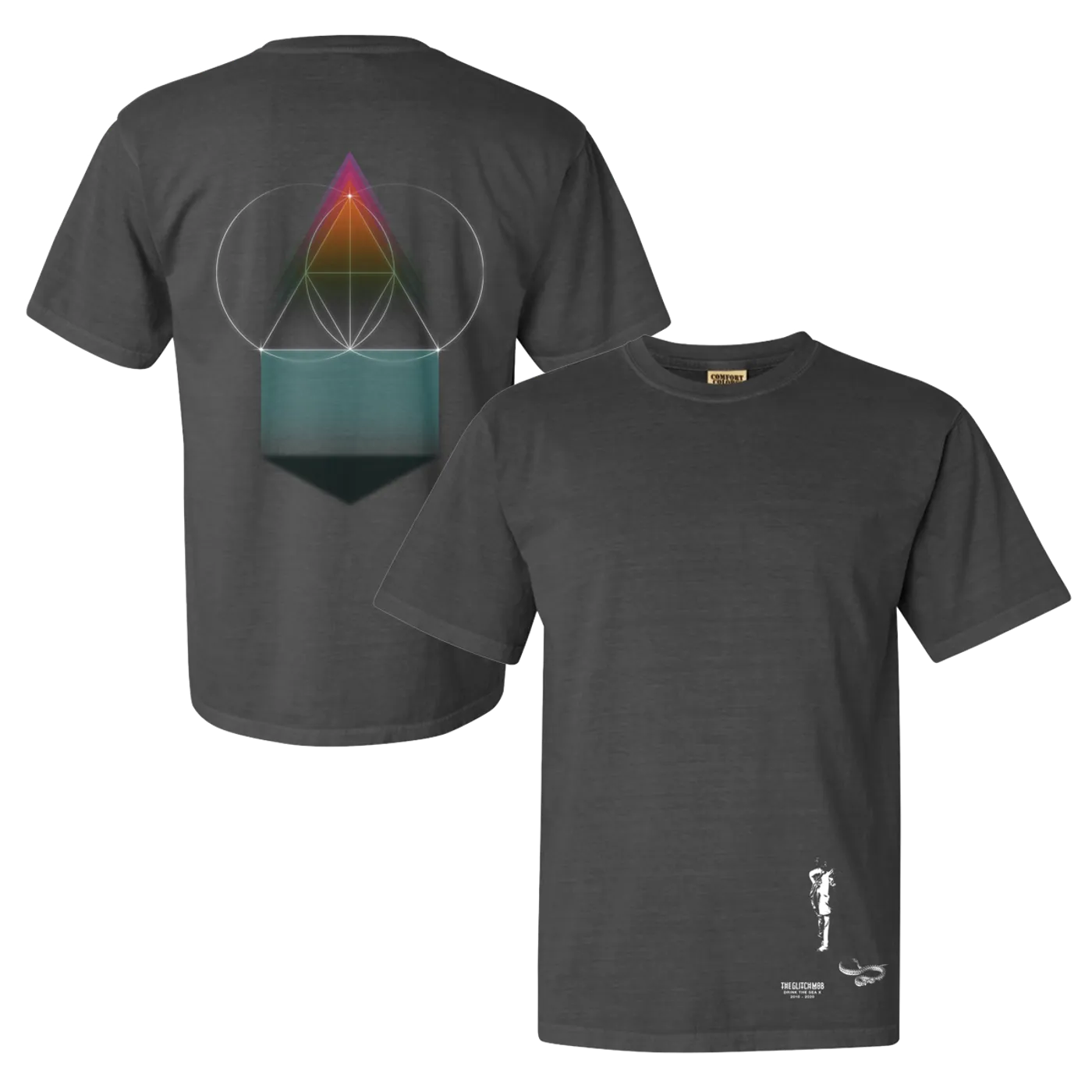 The Glitch Mob DRINK THE SEA ABSTRACT T-SHIRT