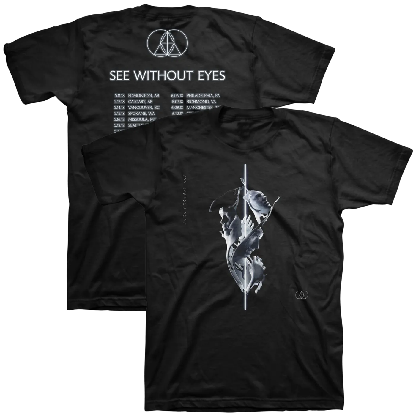 The Glitch Mob SEE WITHOUT EYES TOUR TEE
