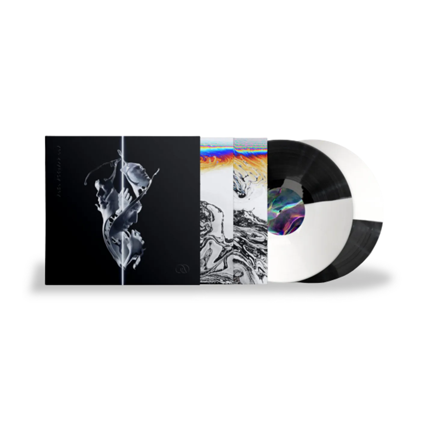 The Glitch Mob SEE WITHOUT EYES HALF BLACK HALF WHITE 2LP SET (Vinyl)