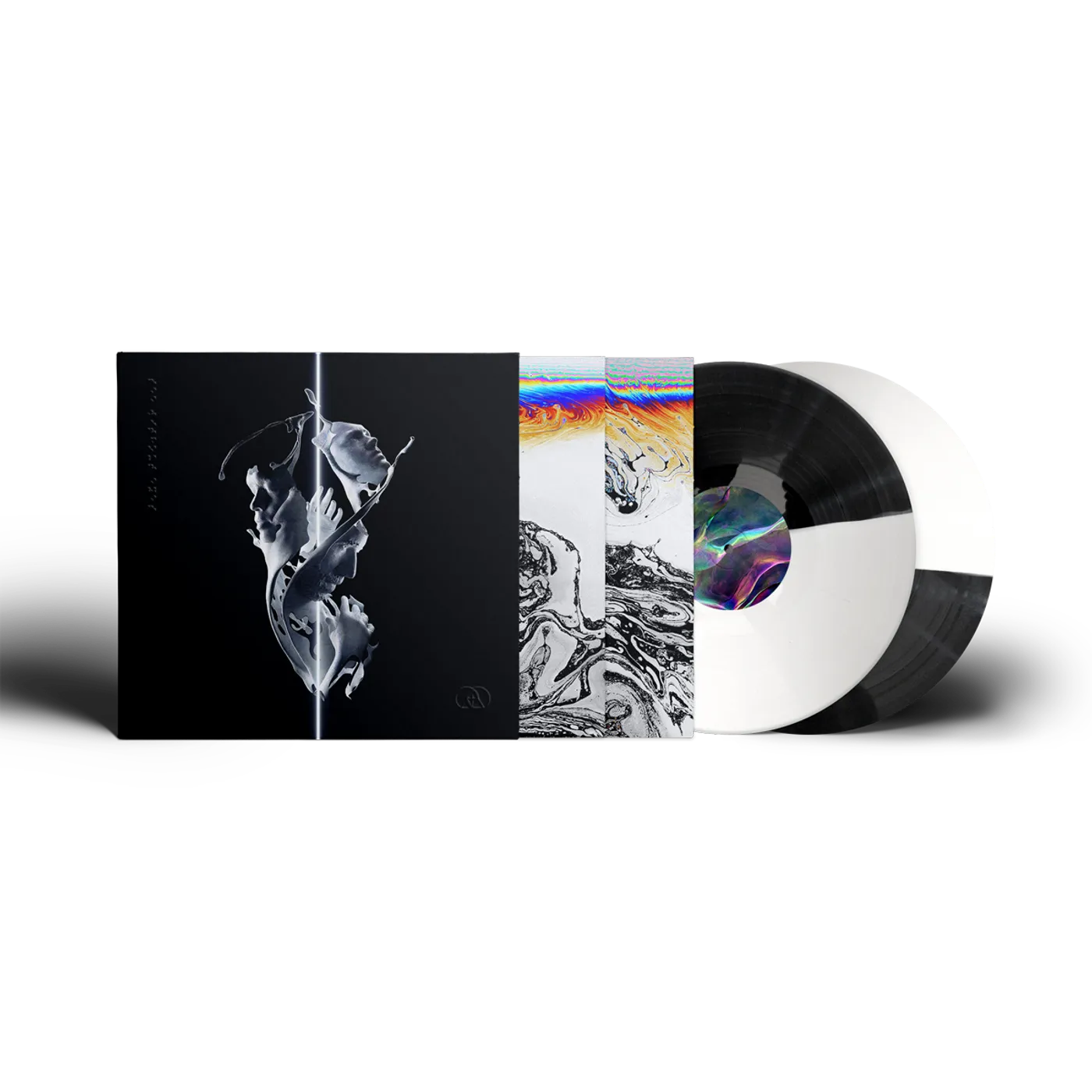 The Glitch Mob SEE WITHOUT EYES HALF BLACK HALF WHITE 2LP SET (Vinyl)