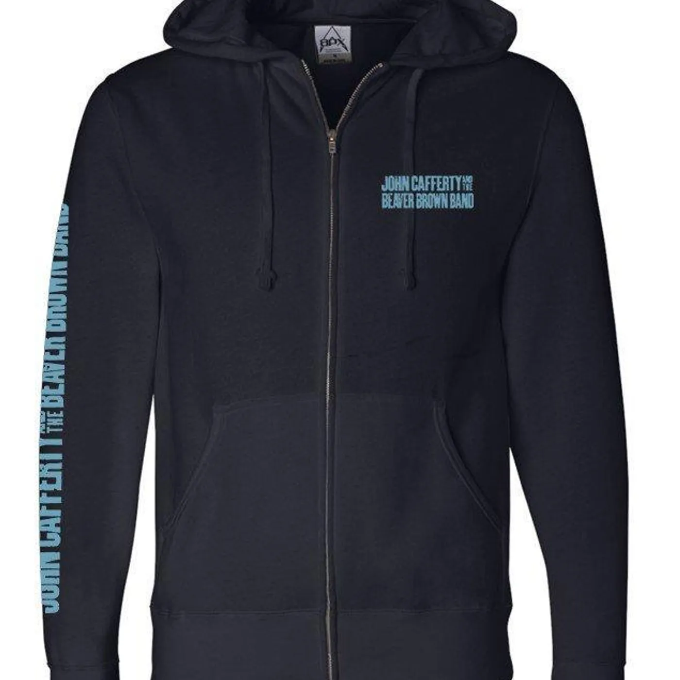 JOHN CAFFERTY Logo Zip Hoodie