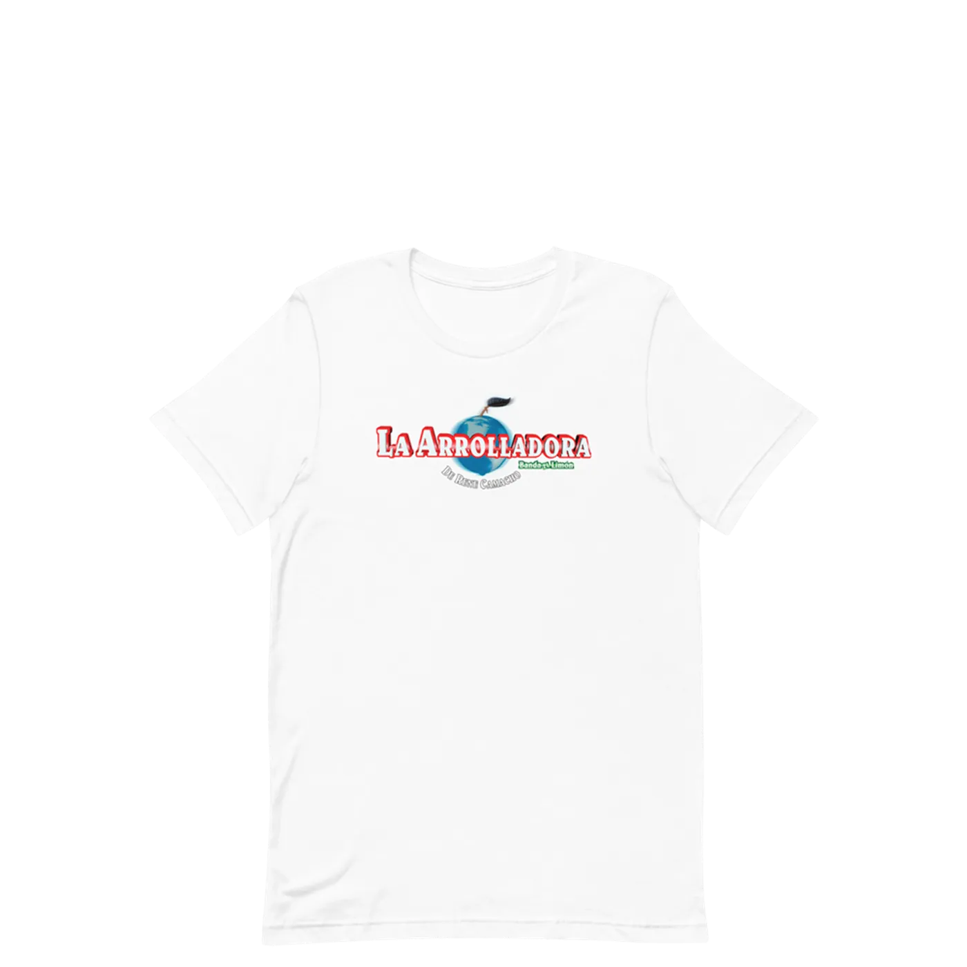 La Arrolladora Banda El Limón De Rene Camacho La Arrolladora - White Logo Tee