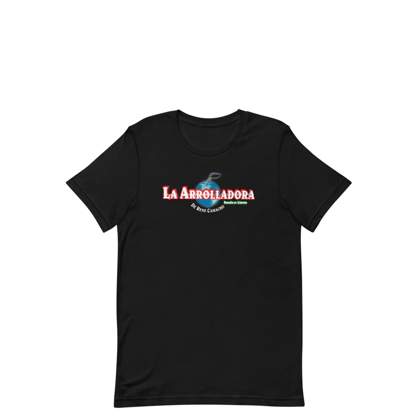 La Arrolladora Banda El Limón De Rene Camacho La Arrolladora - Black Logo Tee