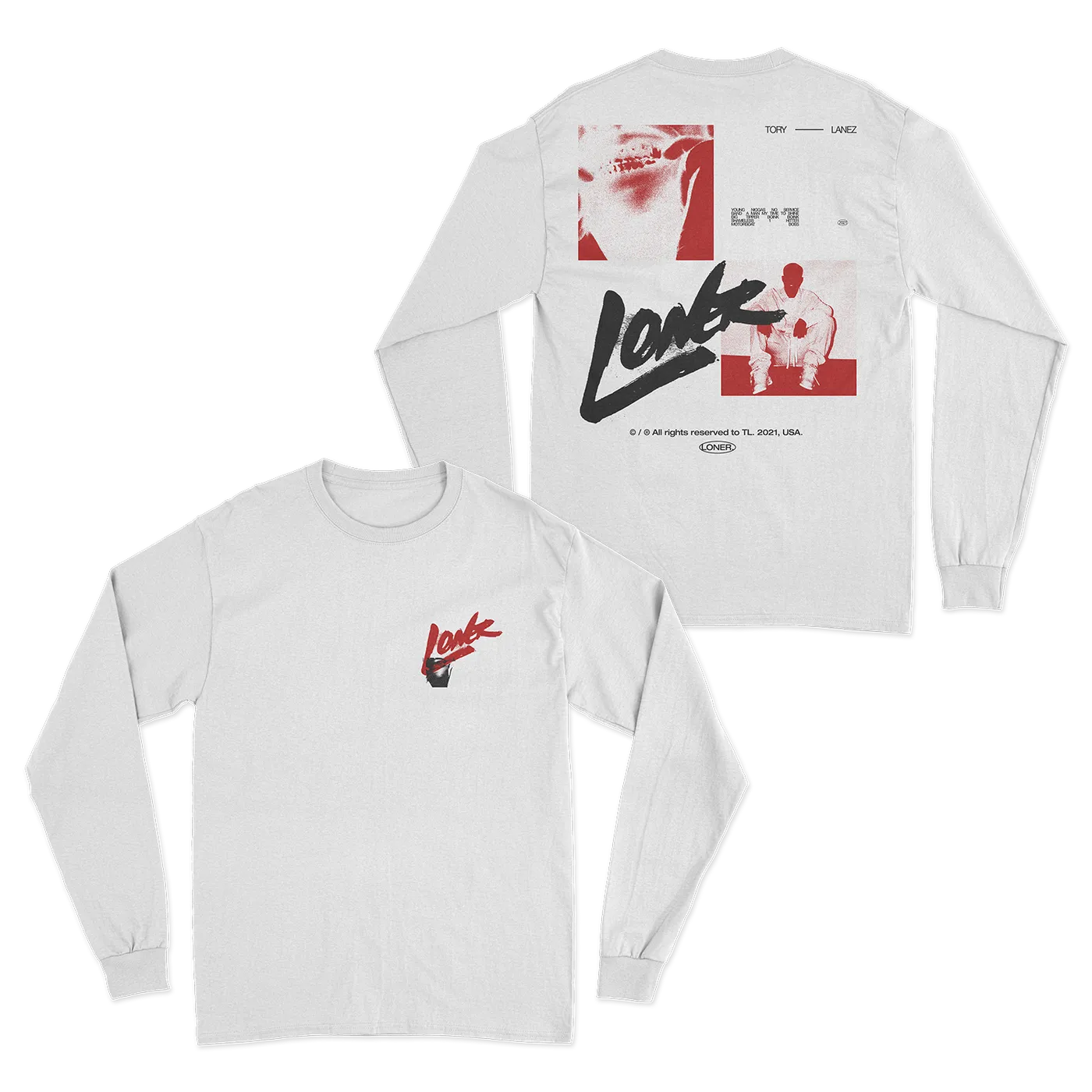 Tory Lanez Loner White Long Sleeve