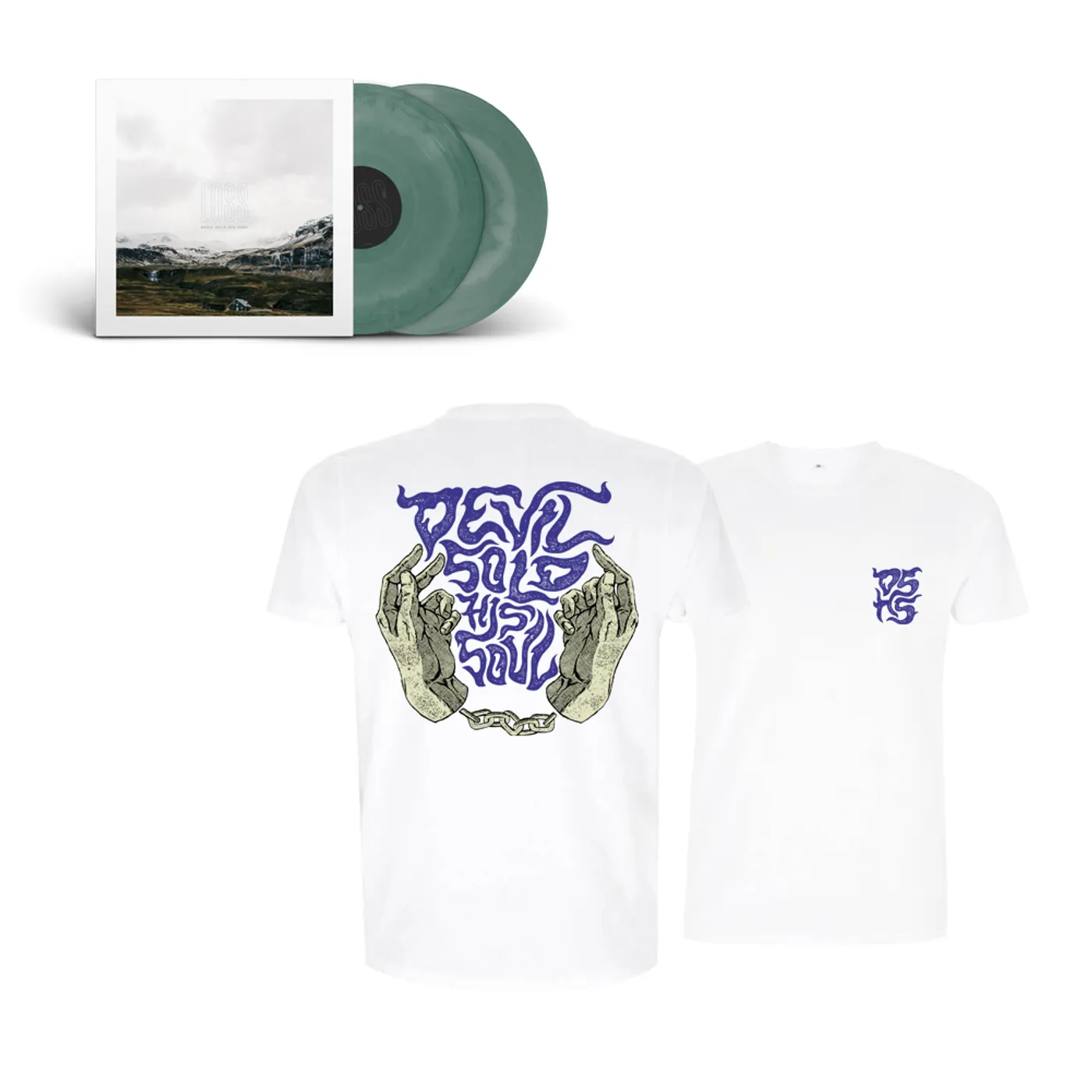 Devil Sold His Soul Loss + Shackled T-Shirt - White