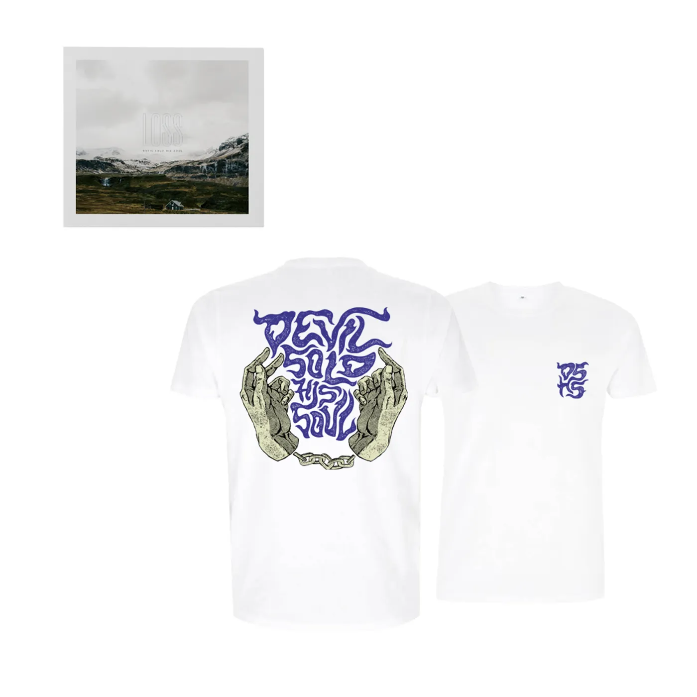 Devil Sold His Soul Loss + Shackled T-Shirt - White