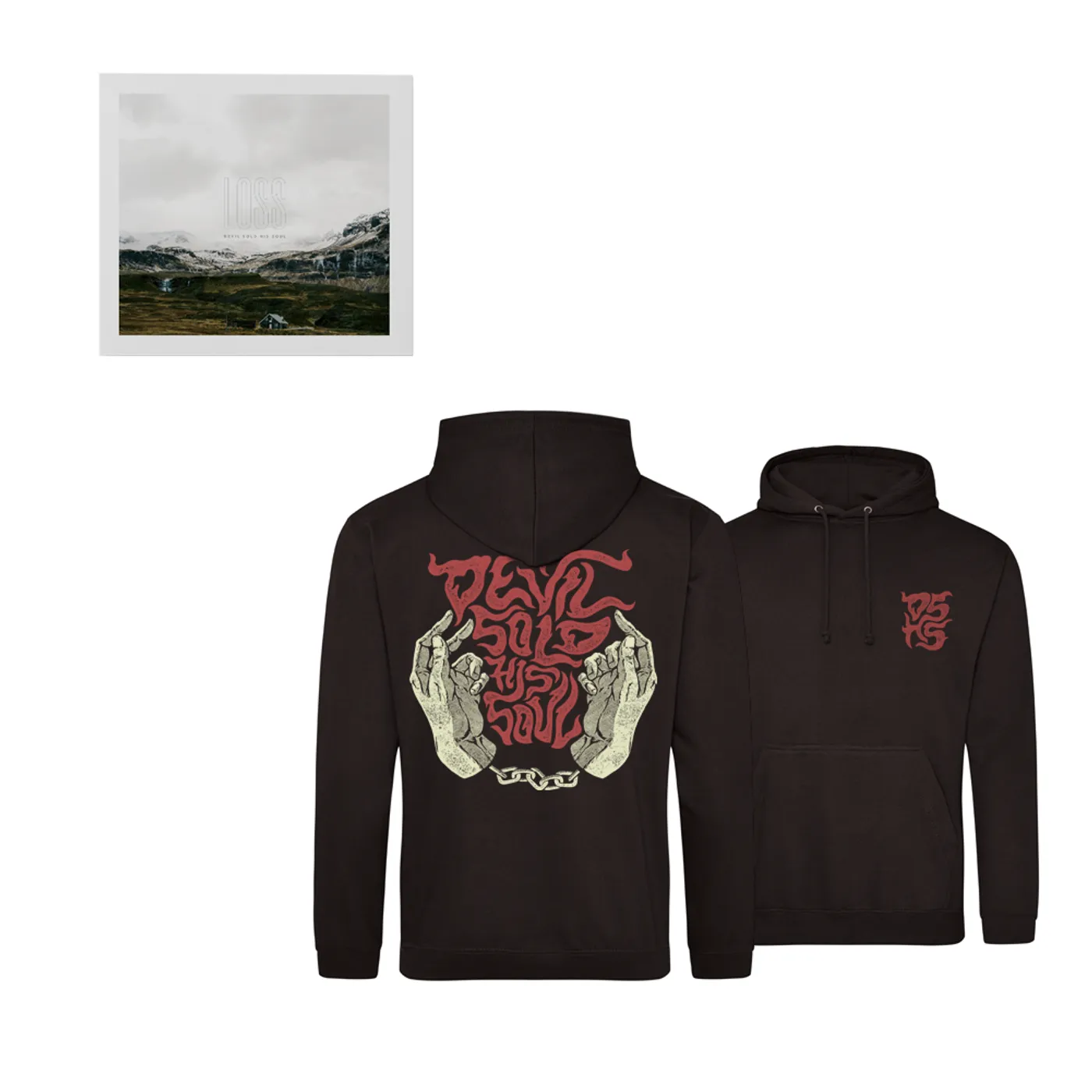 Devil Sold His Soul Loss + Shackled Hoody - Black