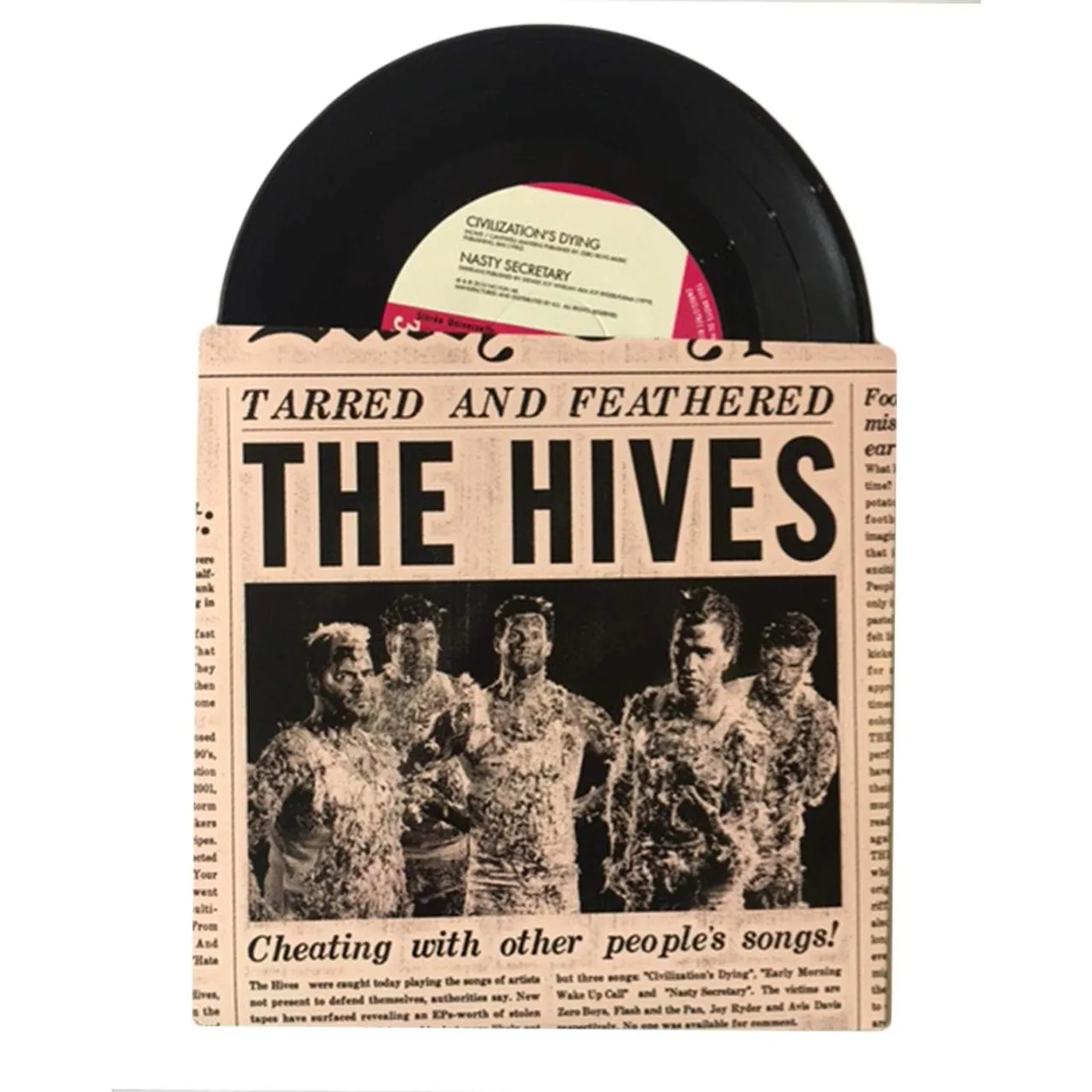 The Hives TARRED AND FEATHERED 7" VINYL